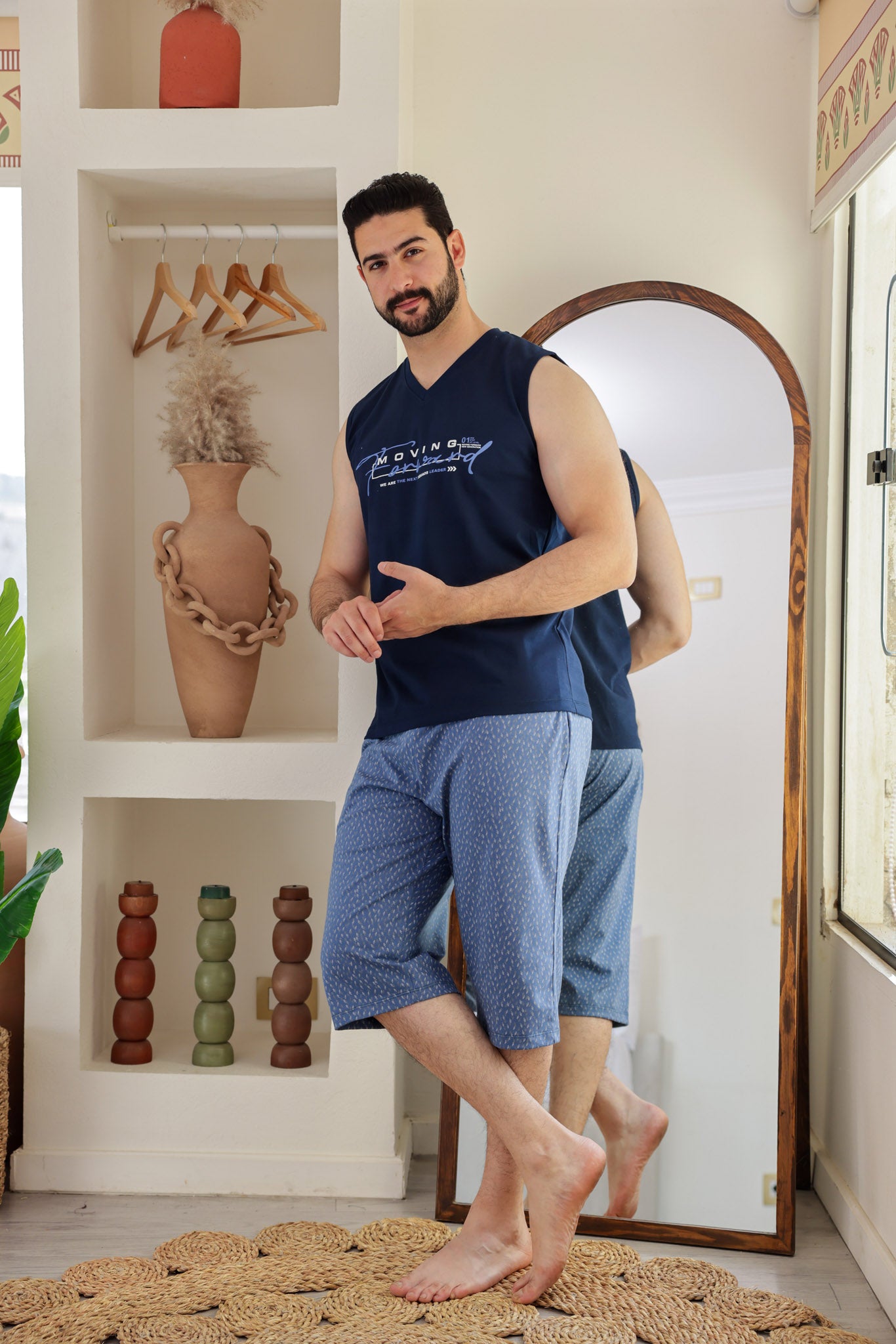 بيجاما كت بنتاكور مطبوع