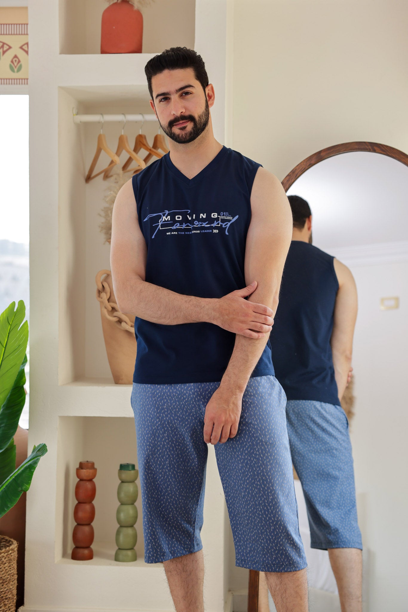 بيجاما كت بنتاكور مطبوع