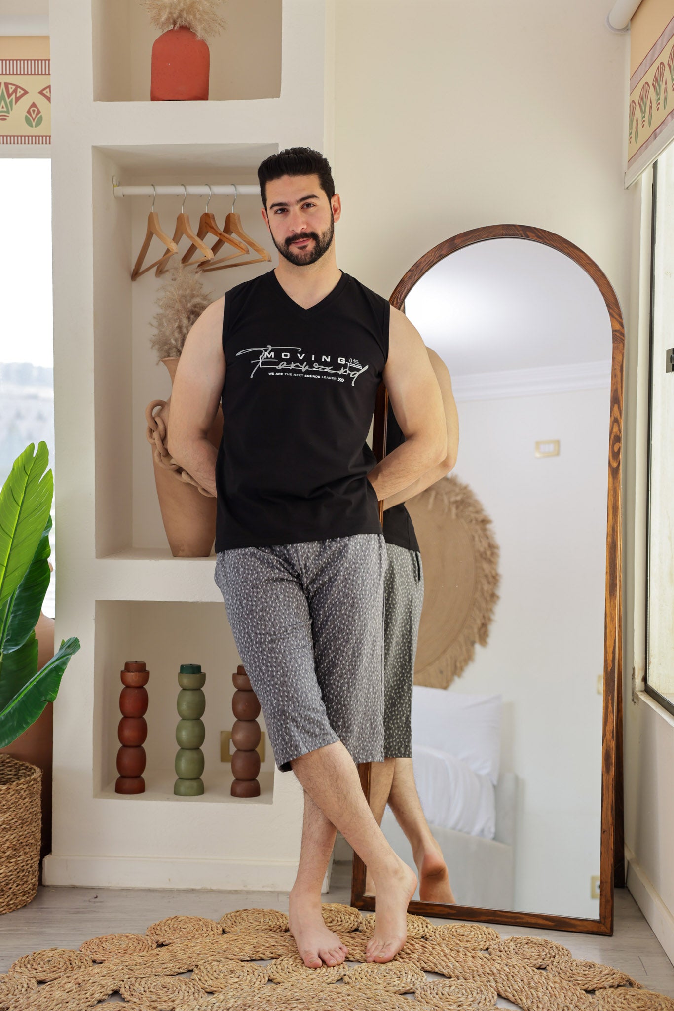 بيجاما كت بنتاكور مطبوع