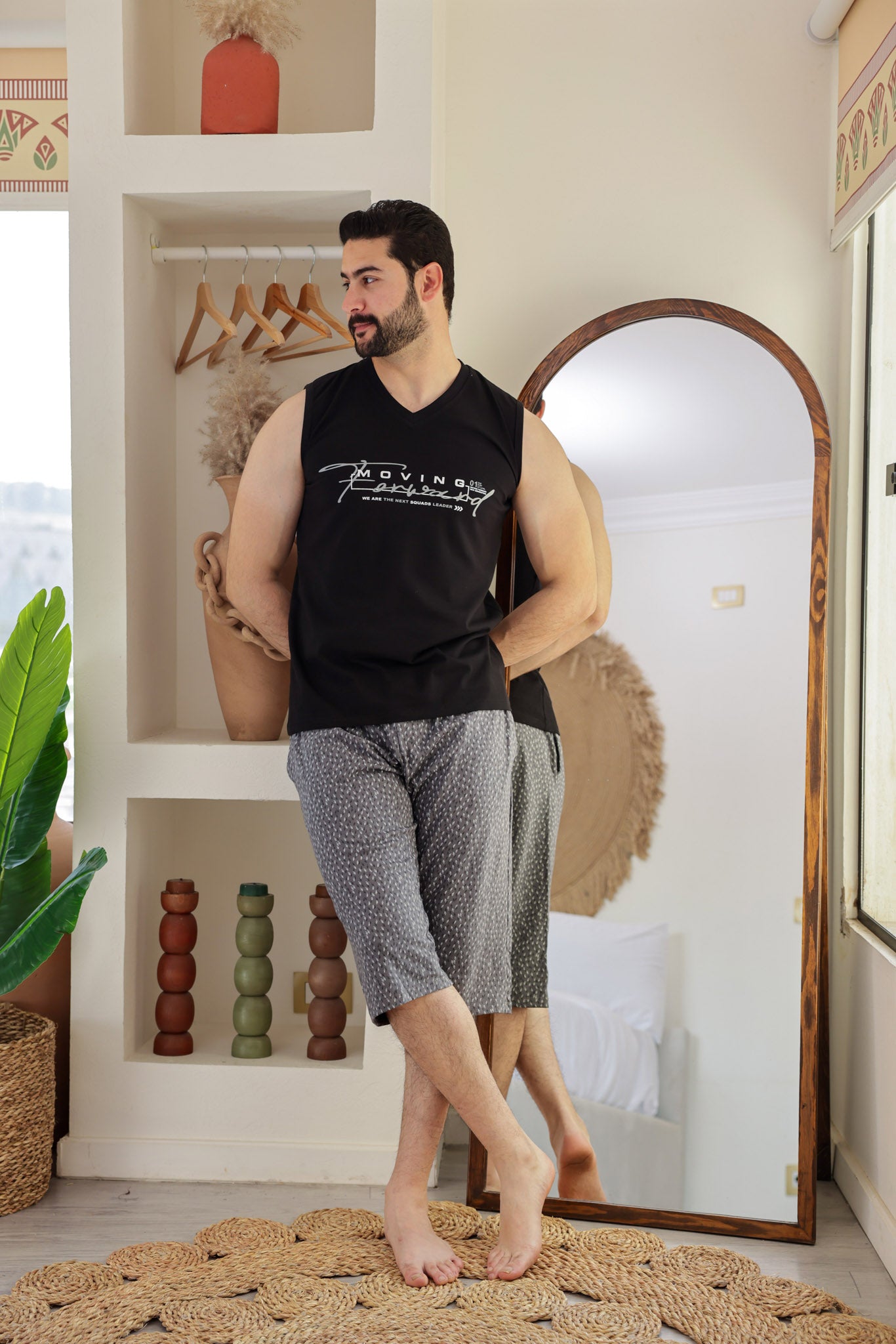 بيجاما كت بنتاكور مطبوع