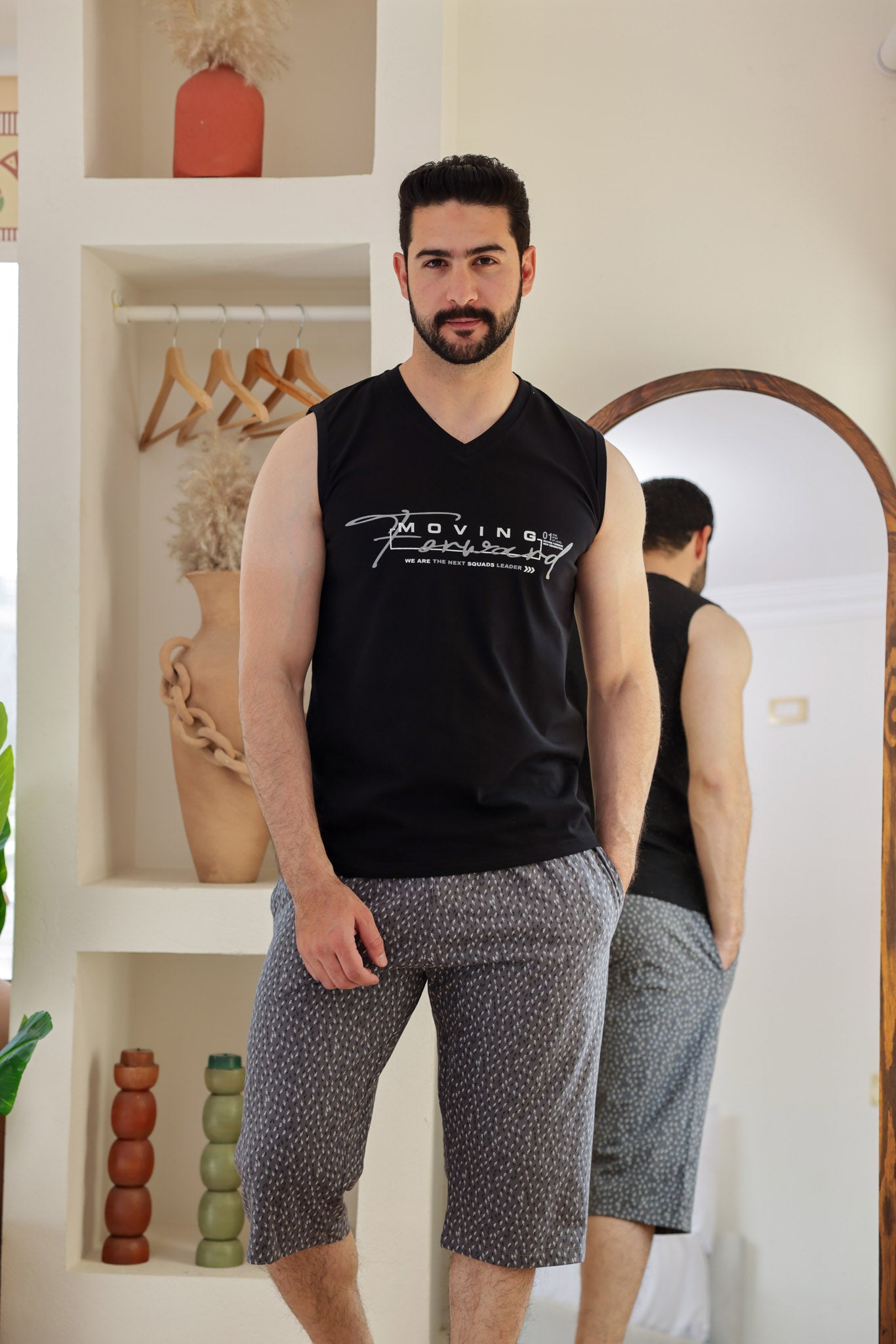 بيجاما كت بنتاكور مطبوع