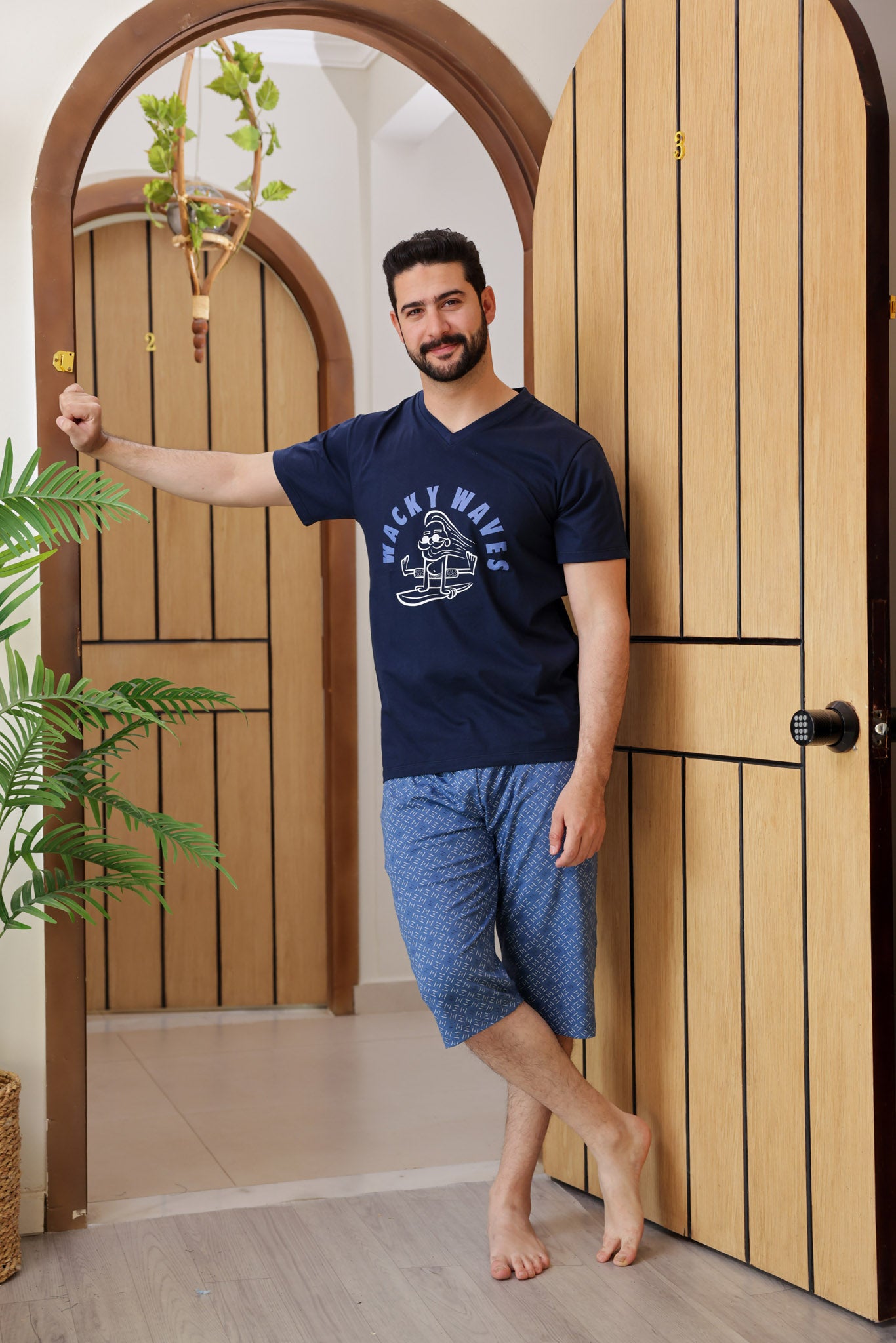 بيجاما نص كم wacky waves بنتاكور