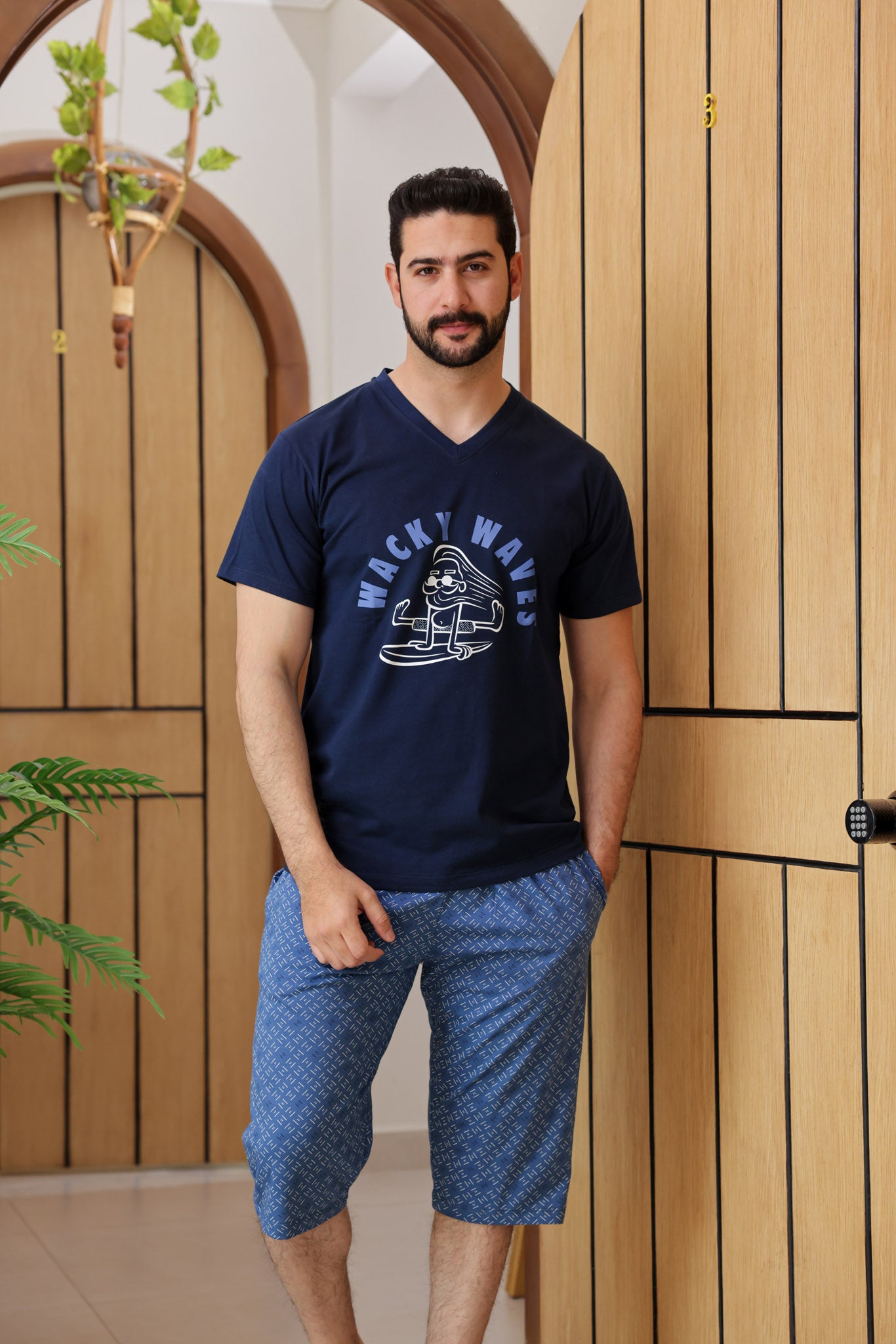 بيجاما نص كم wacky waves بنتاكور