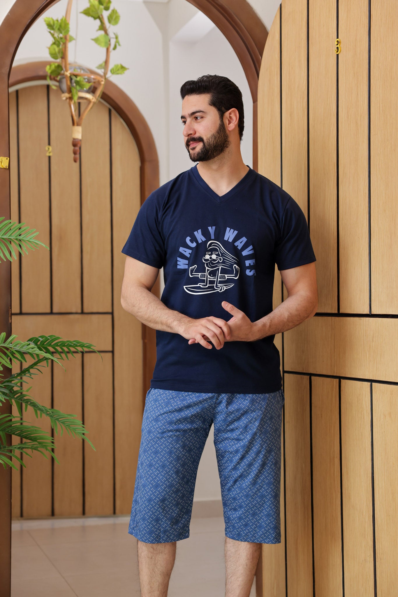 بيجاما نص كم wacky waves بنتاكور