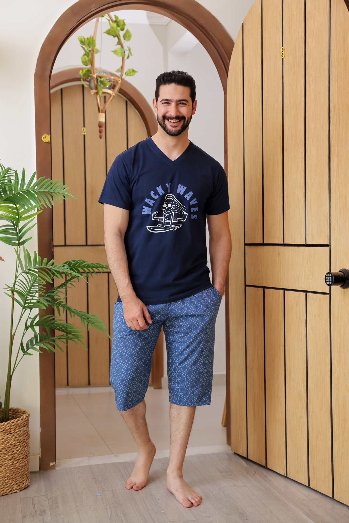 بيجاما نص كم wacky waves بنتاكور