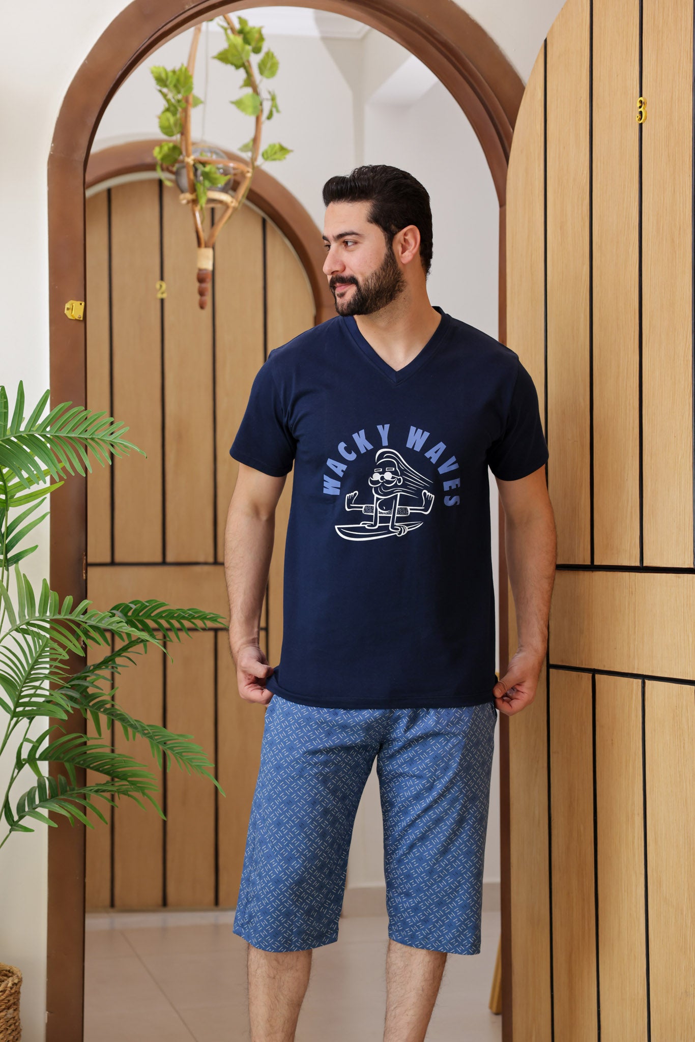 بيجاما نص كم wacky waves بنتاكور