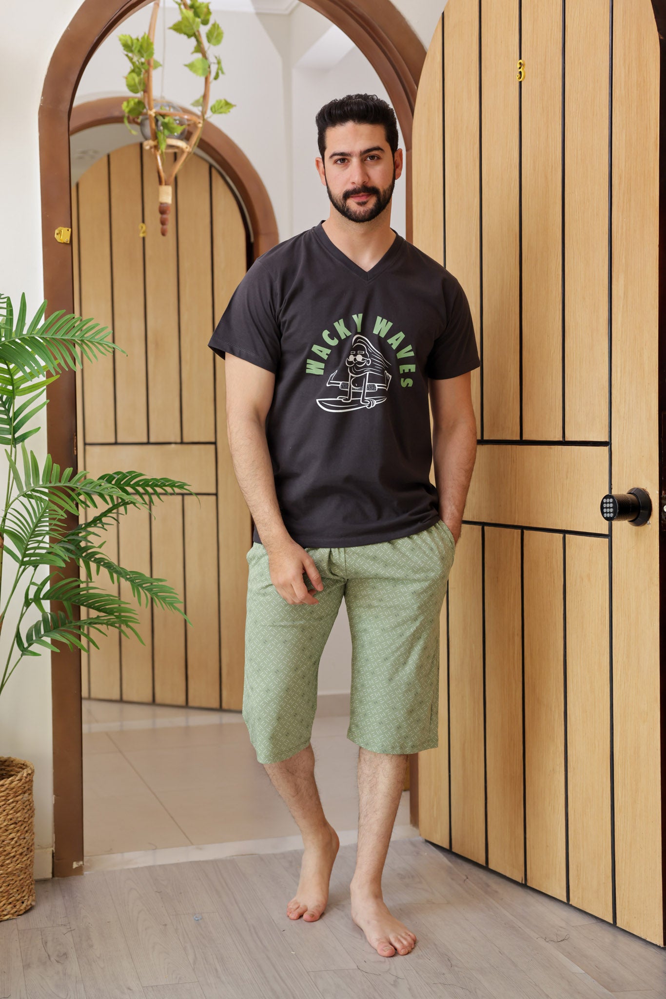 بيجاما نص كم wacky waves بنتاكور