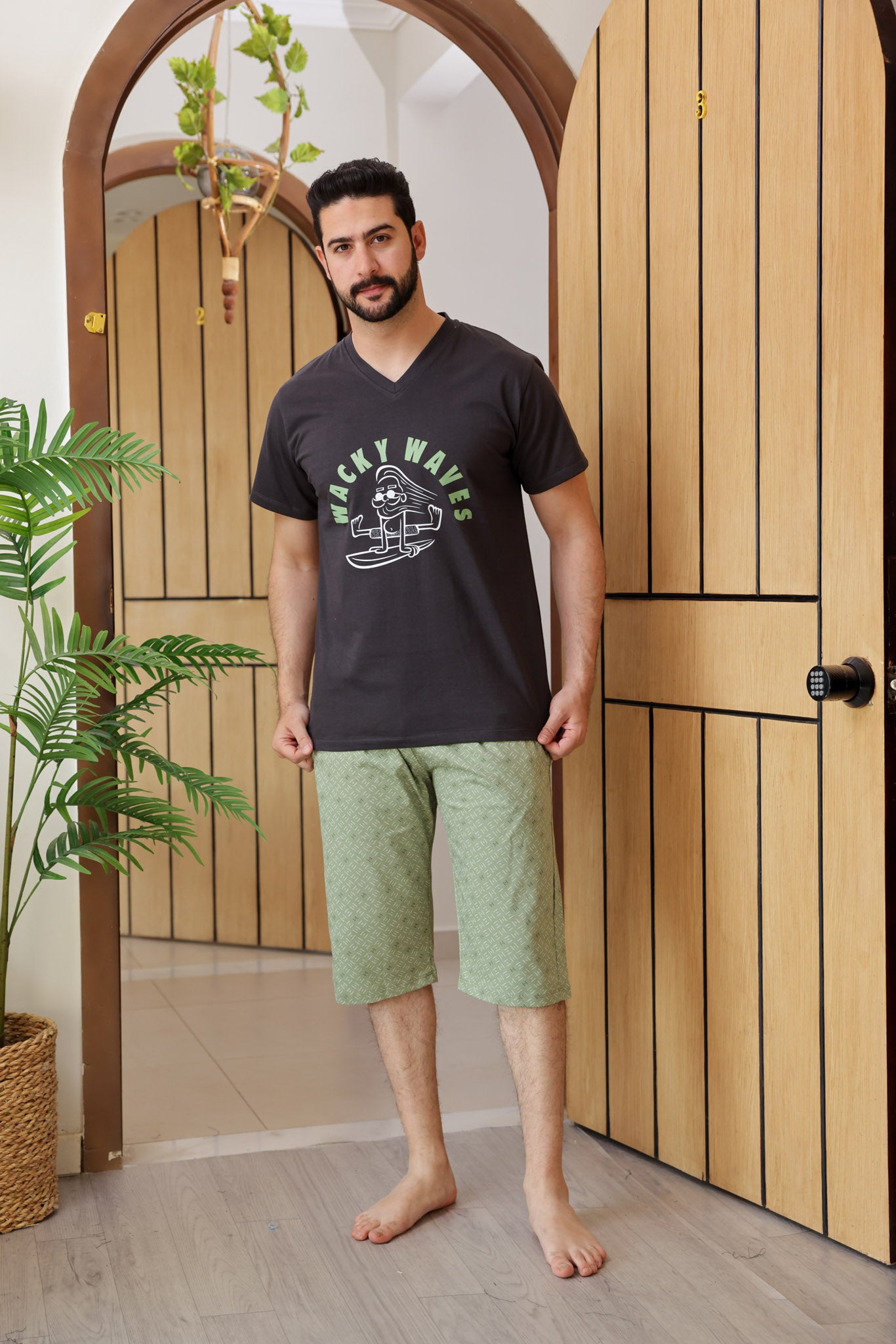 بيجاما نص كم wacky waves بنتاكور