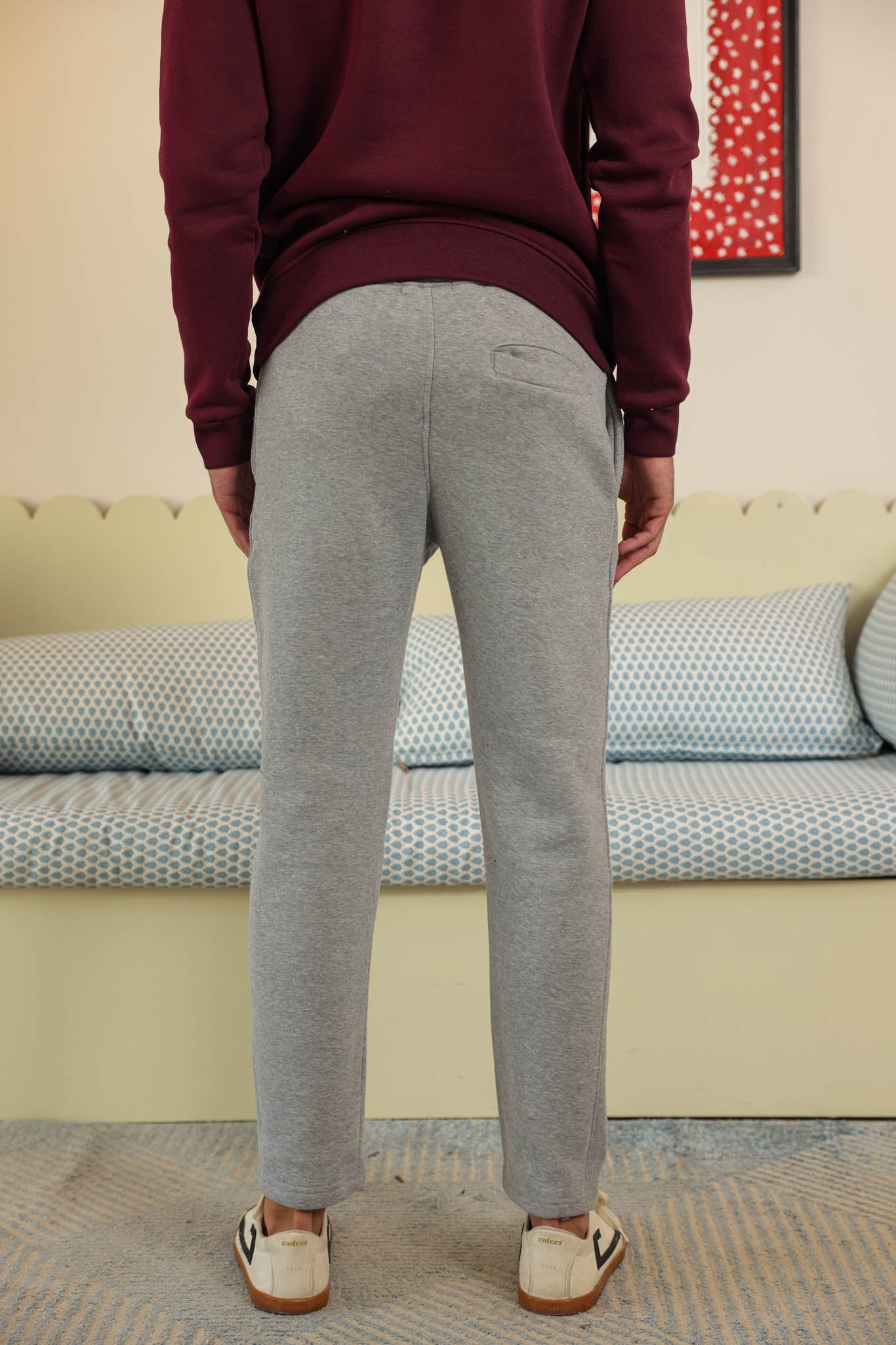 بنطلون ميلتون شتوي قطن 100% رجل مستقيم