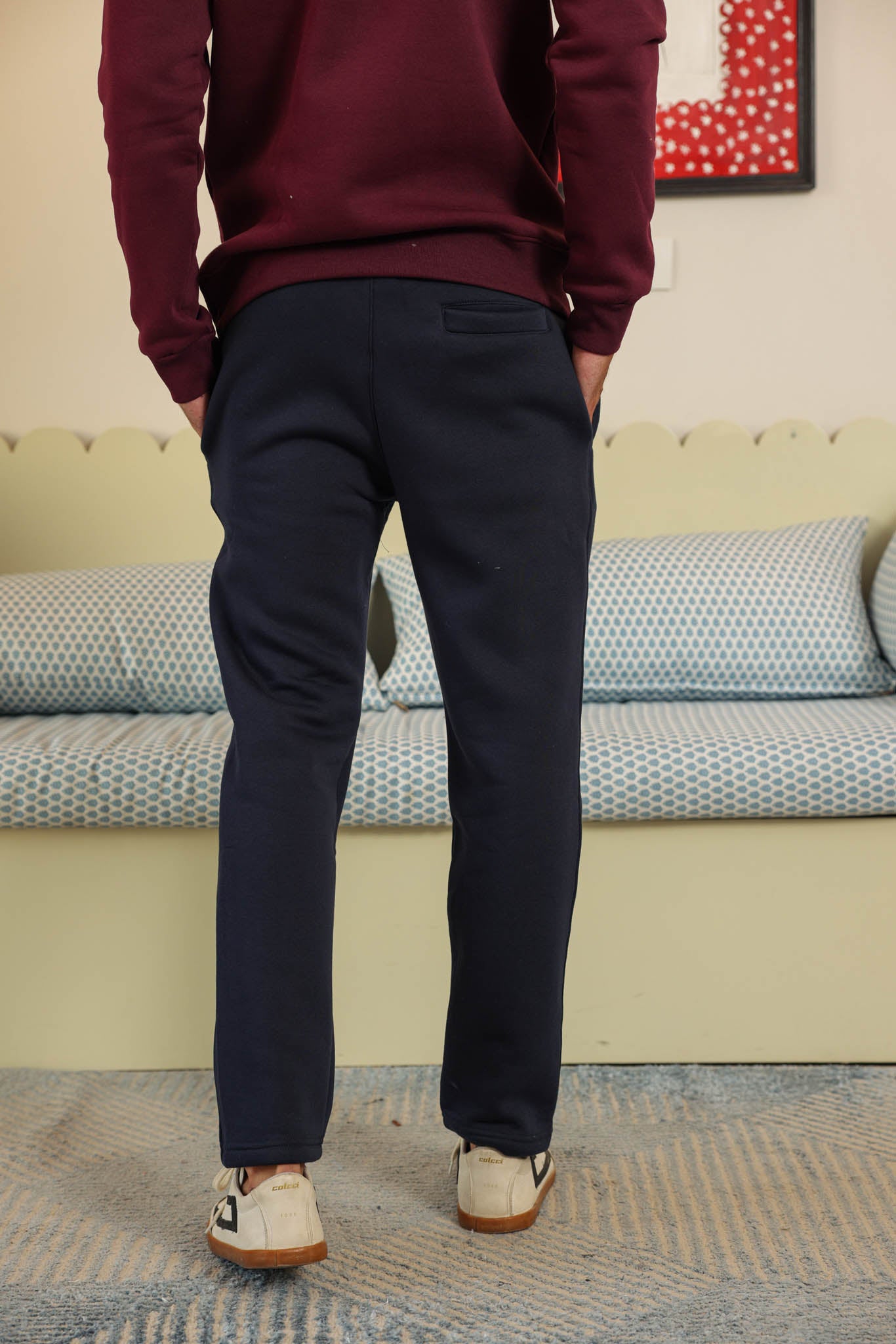 بنطلون ميلتون شتوي قطن 100% رجل مستقيم