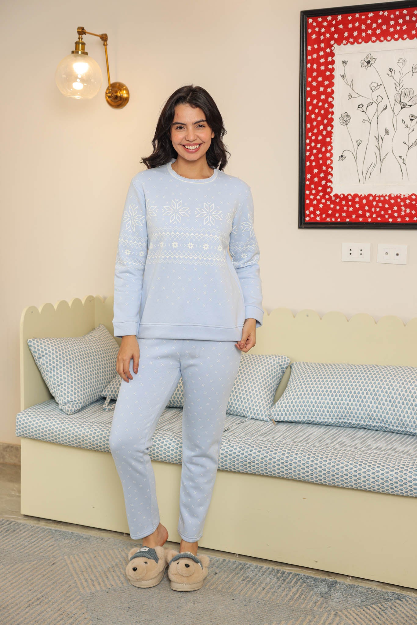 بيجاما ميلتون مطبوع اندلسي