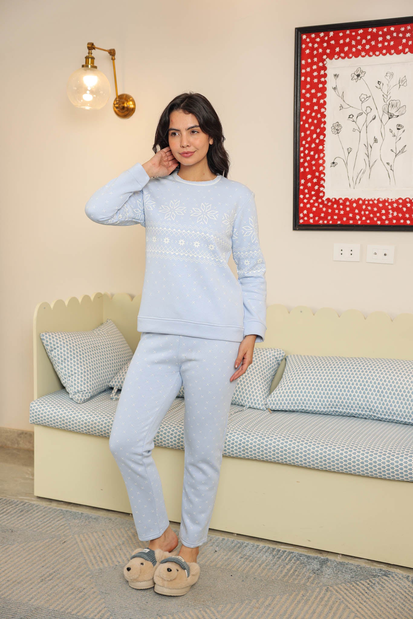 بيجاما ميلتون مطبوع اندلسي