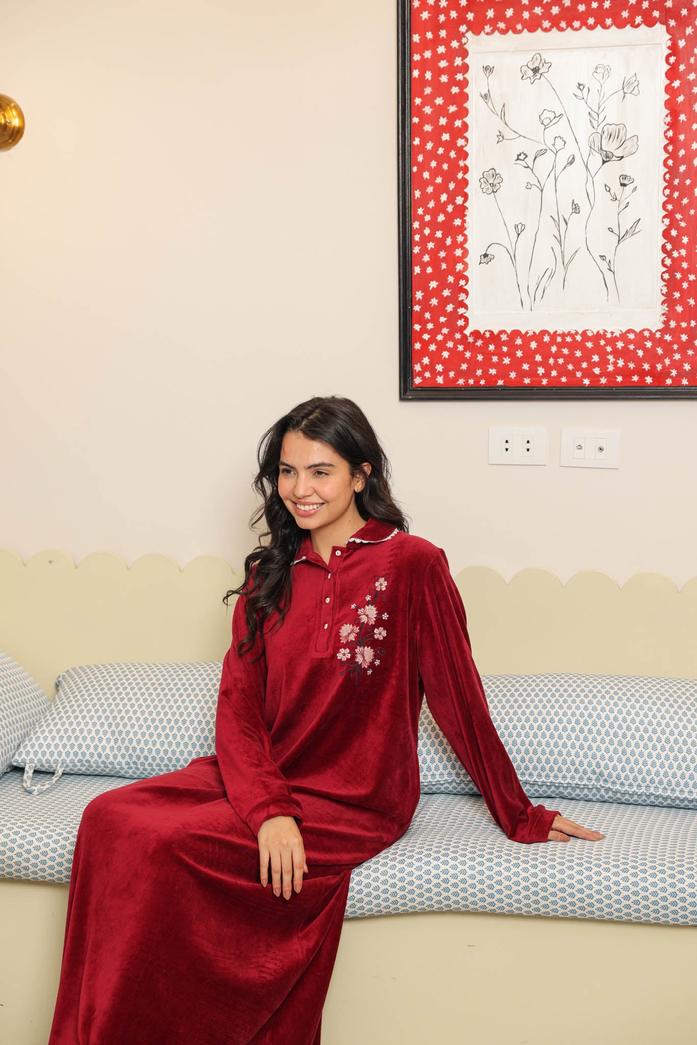 جلابيه قطيفه كوله ومرد بجبير مطرز