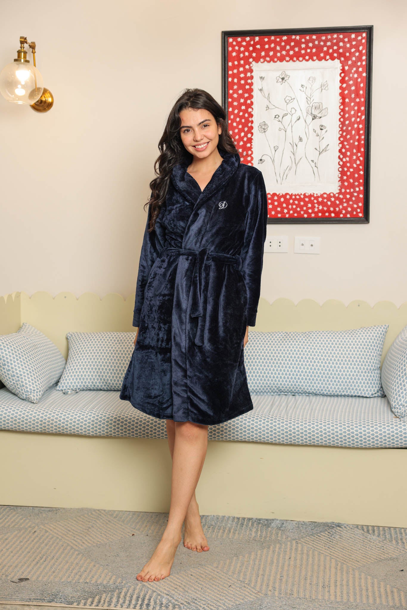 روب بولار ساده قصير