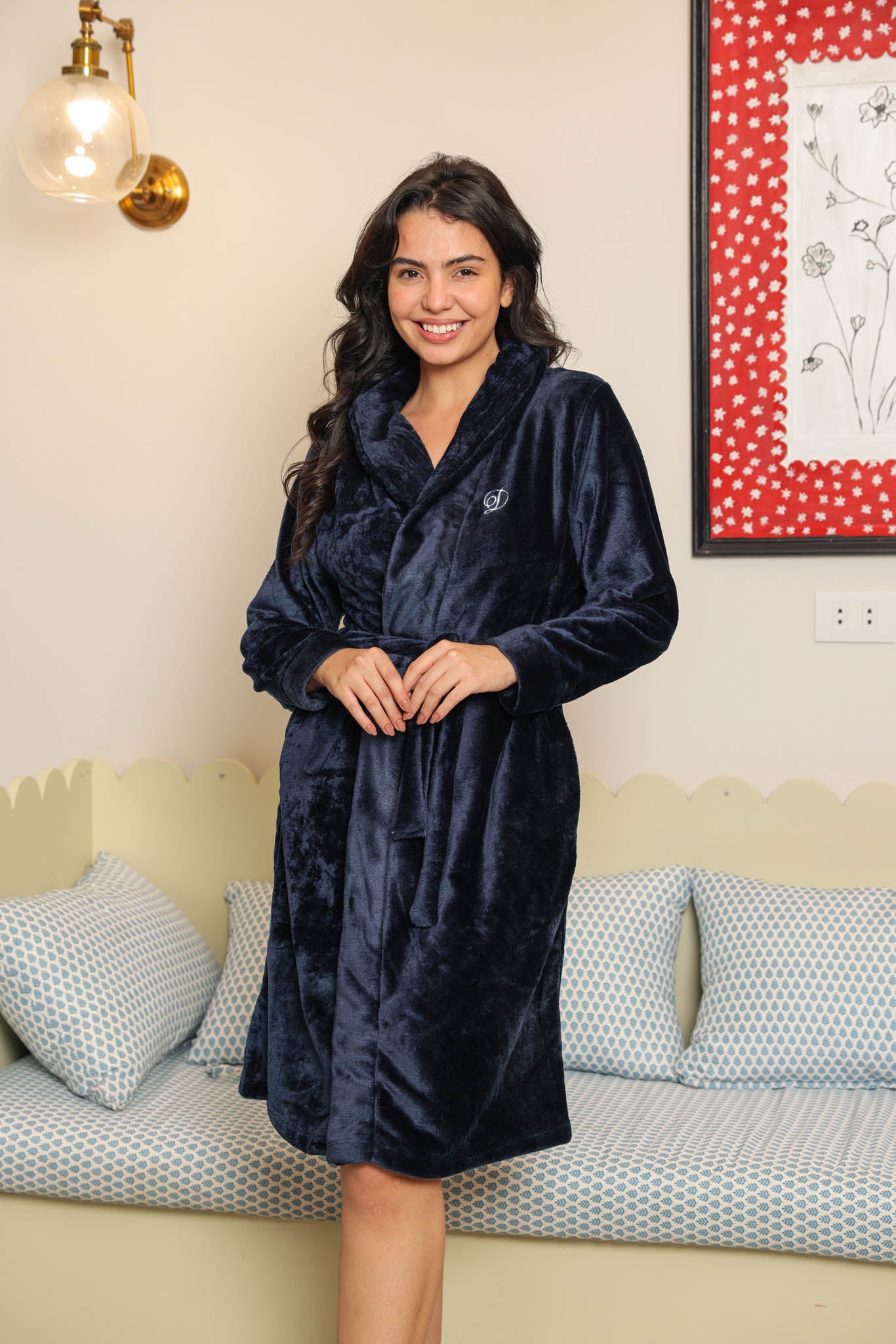 روب بولار ساده قصير