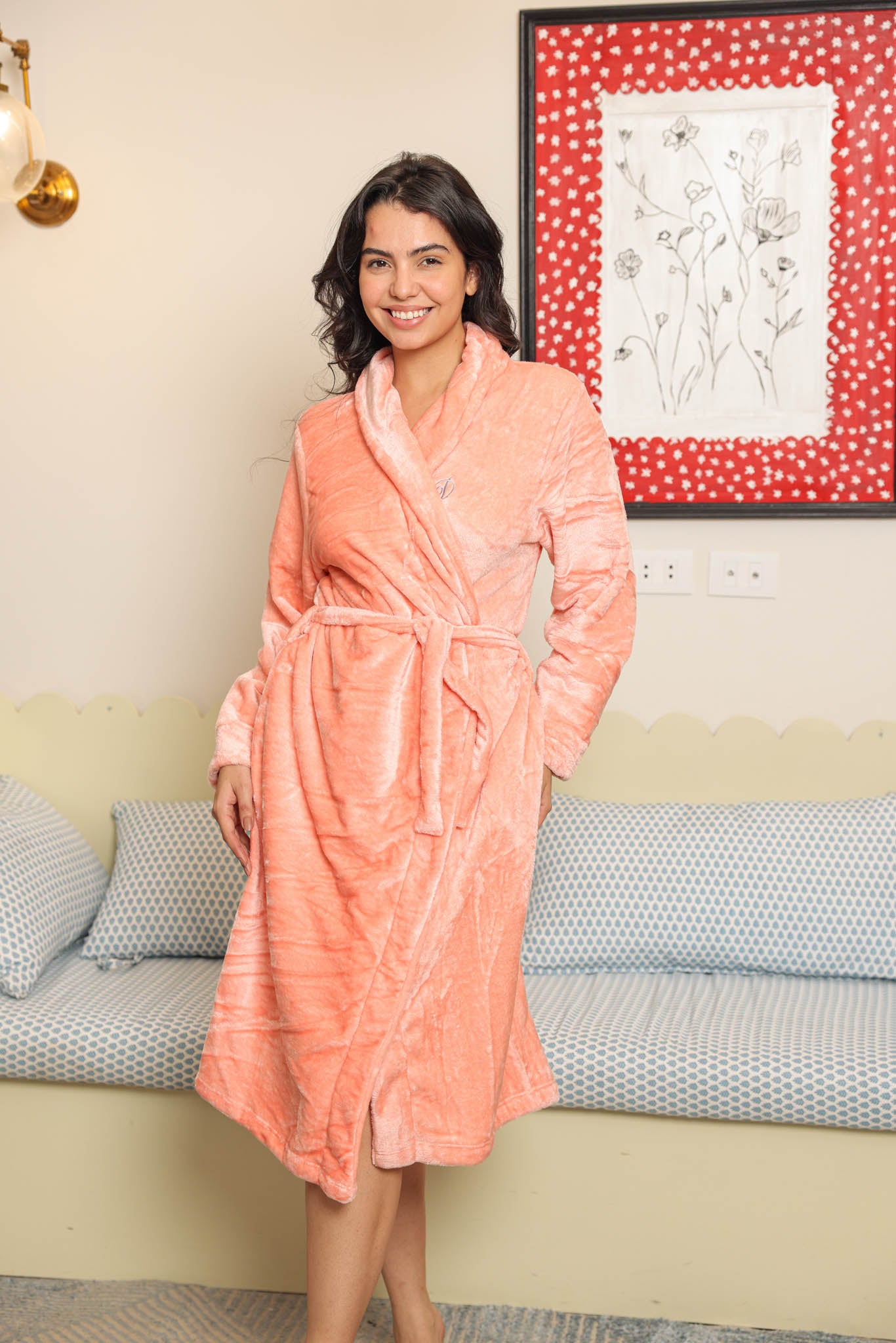 روب بولار ساده قصير