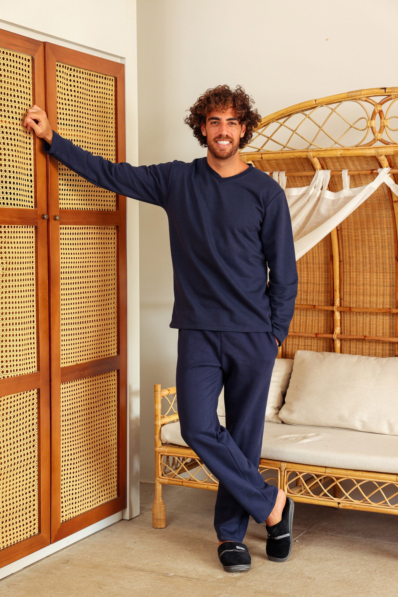 بيجاما ميلتون رقبه سبعه مطبوع روتاري