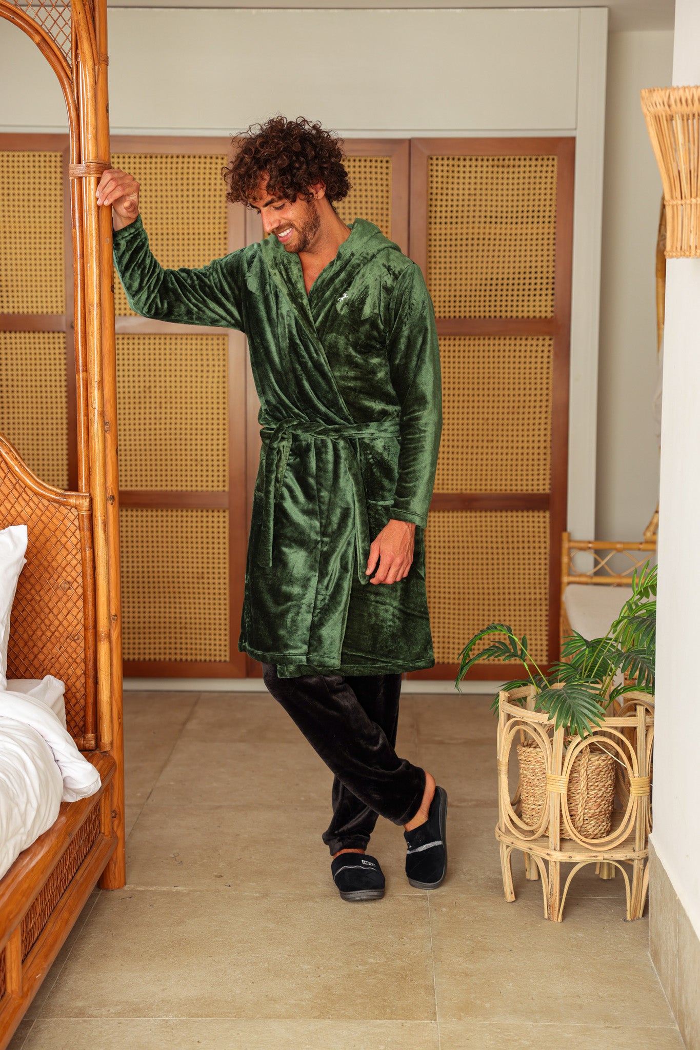 روب رجالي بولار قصير