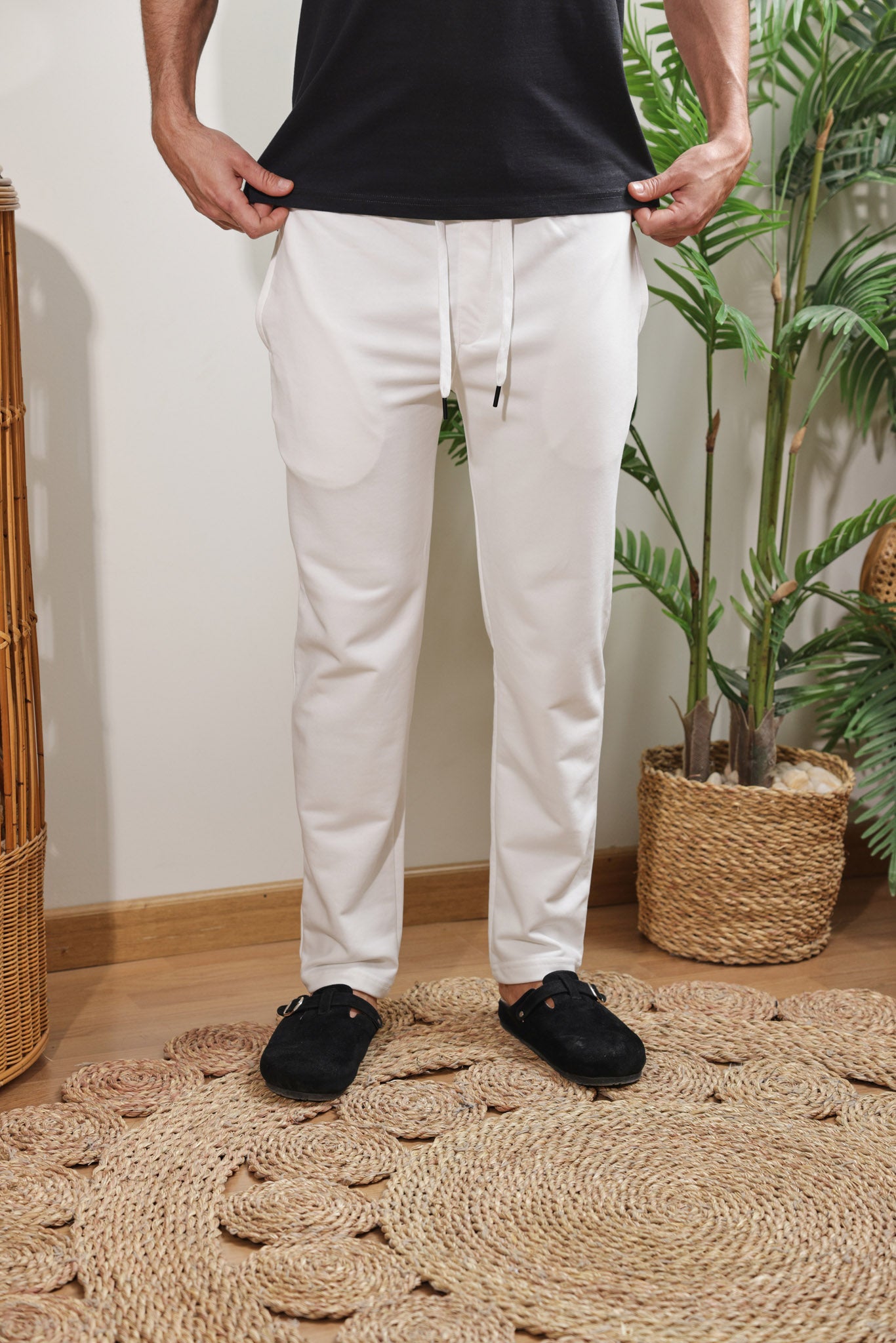 بنطلون سمر ميلتون قطن wide leg