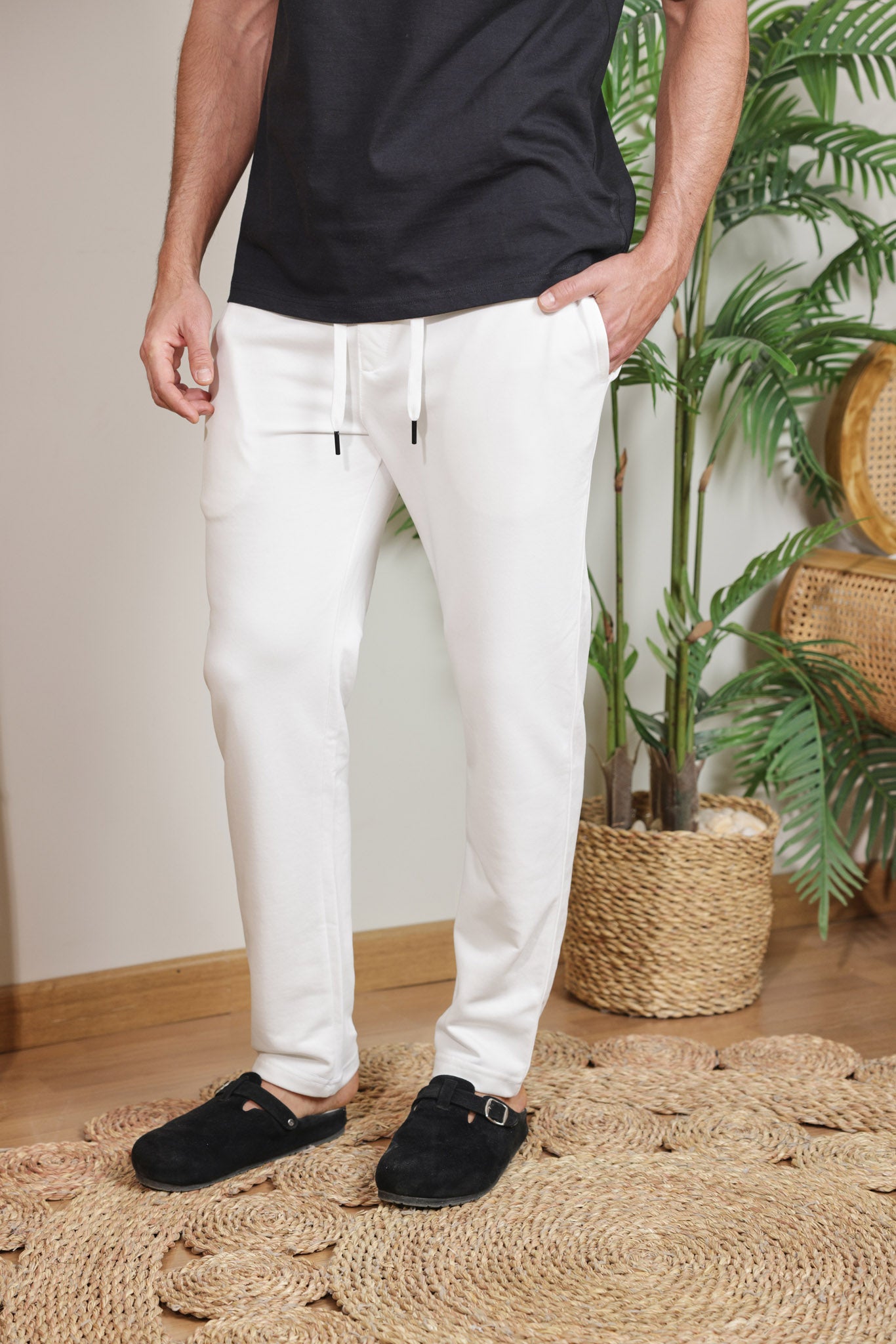 بنطلون سمر ميلتون قطن wide leg