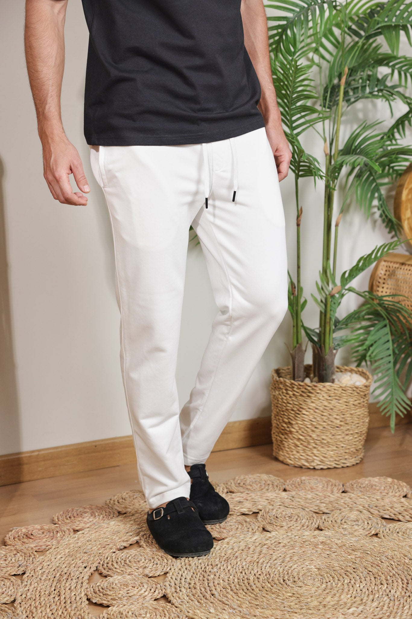 بنطلون سمر ميلتون قطن wide leg