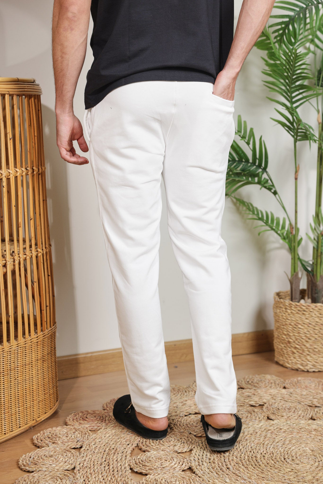 بنطلون سمر ميلتون قطن wide leg