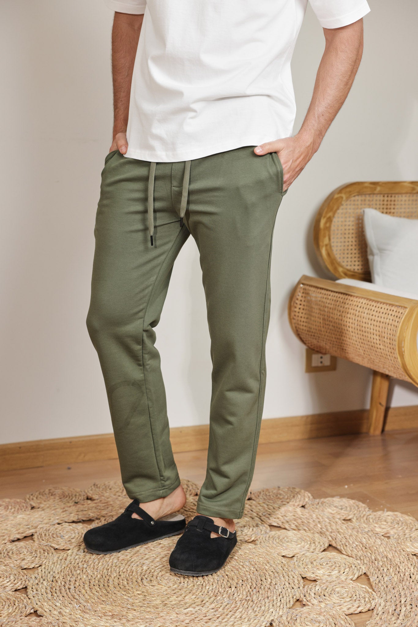 بنطلون سمر ميلتون قطن wide leg