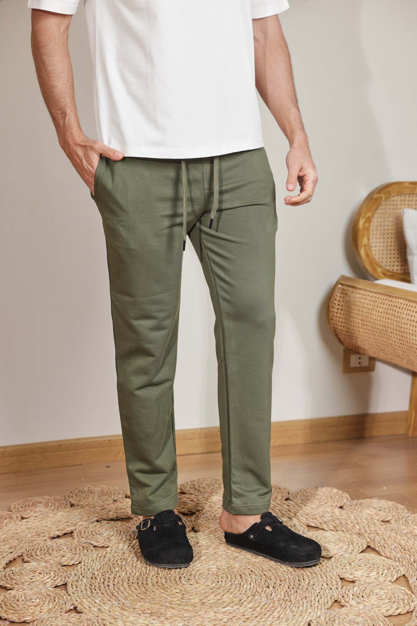 بنطلون سمر ميلتون قطن wide leg