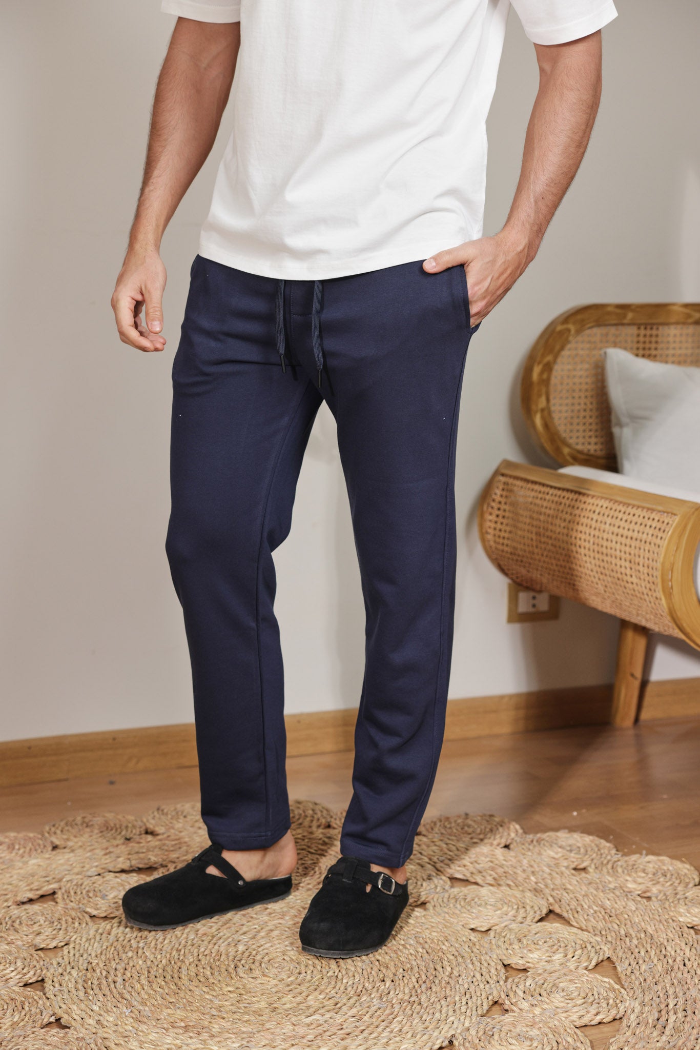 بنطلون سمر ميلتون قطن wide leg