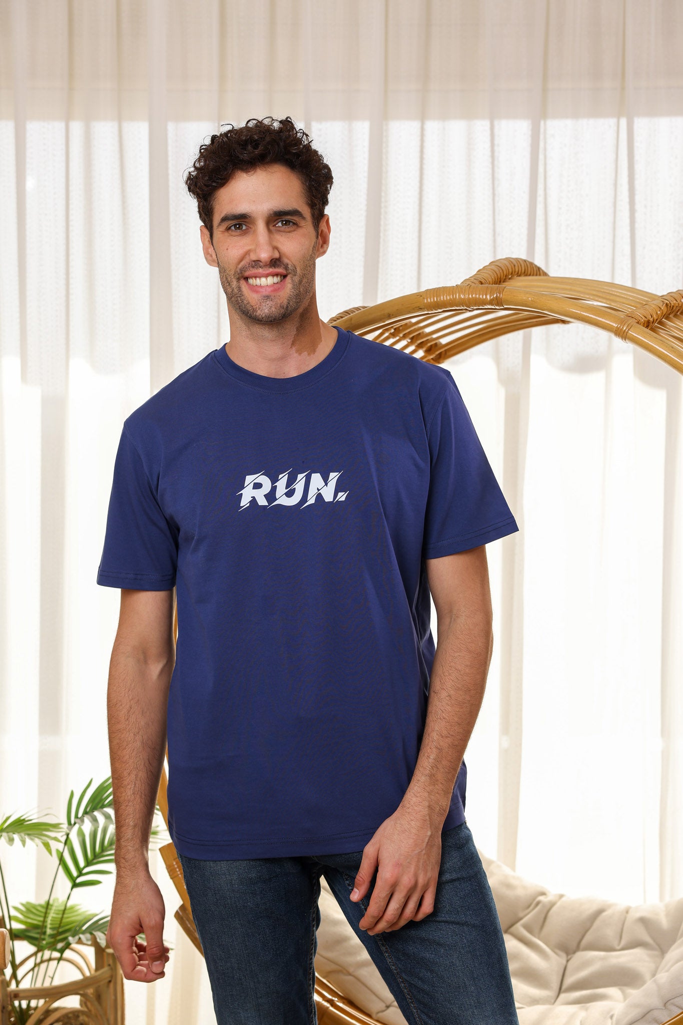 تيشيرت قطن RUN