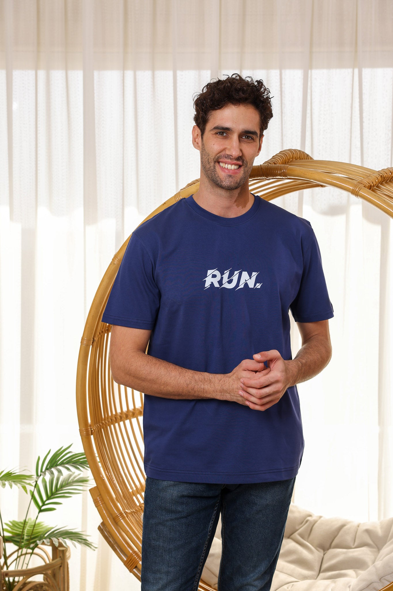 تيشيرت قطن RUN