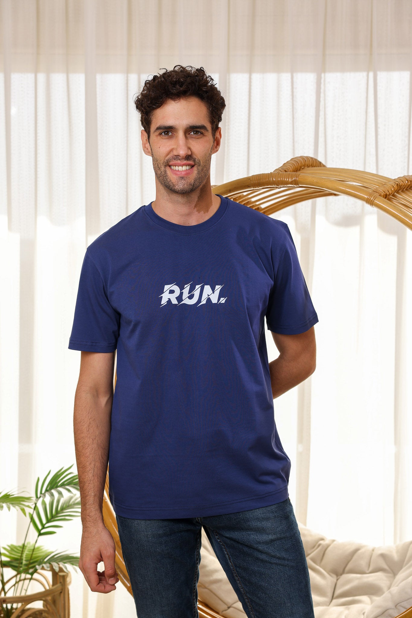 تيشيرت قطن RUN