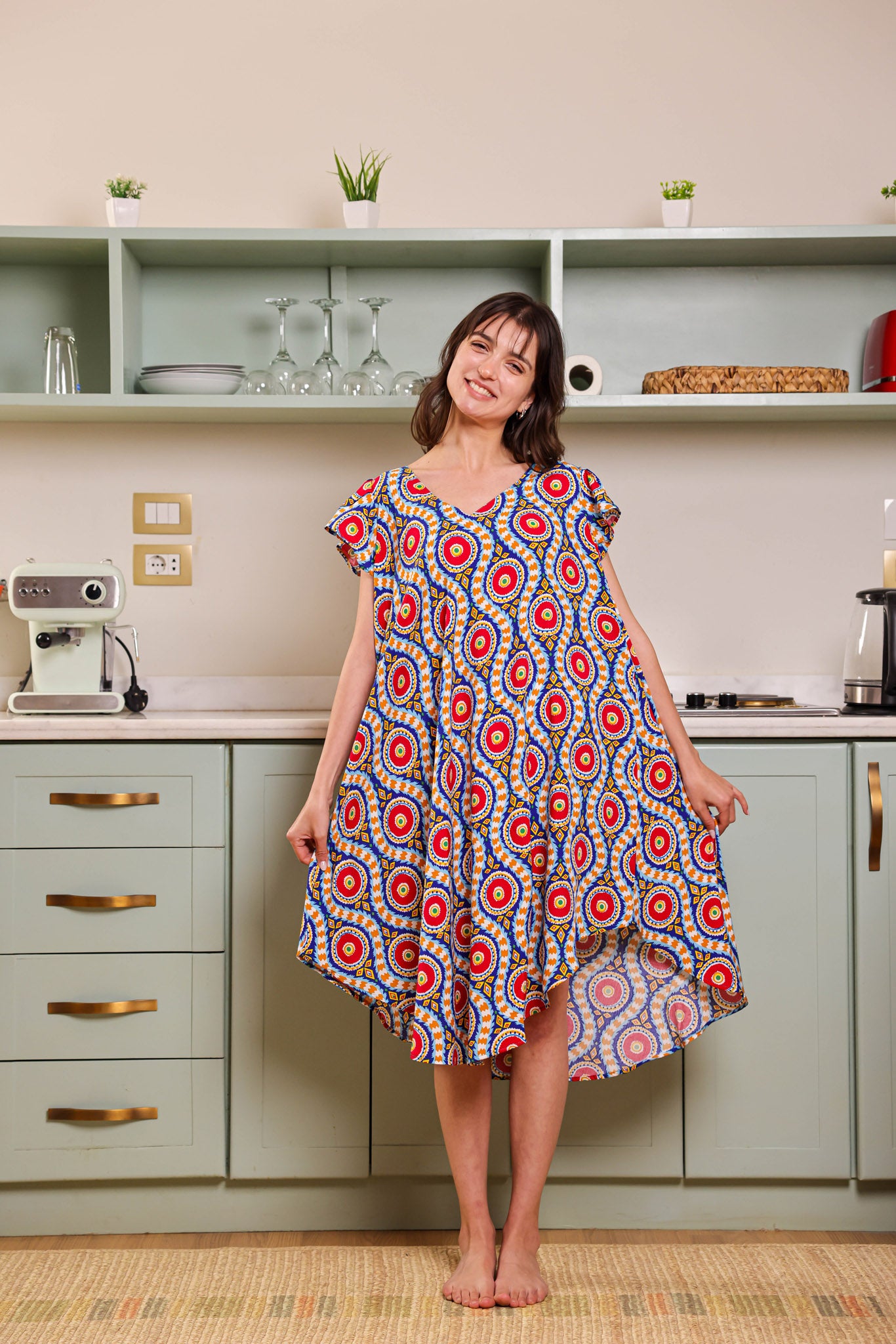 قميص فسكوز قصير جابونيز 166