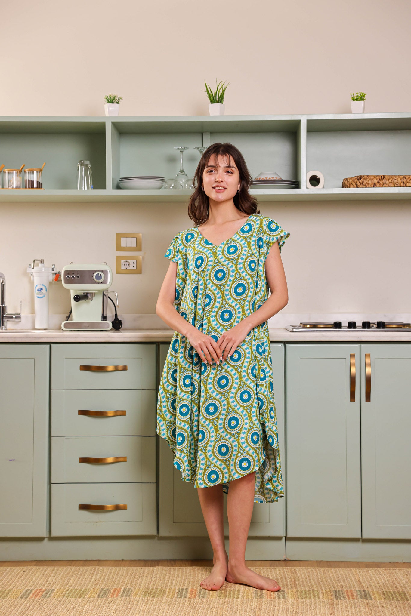 قميص فسكوز قصير جابونيز 166