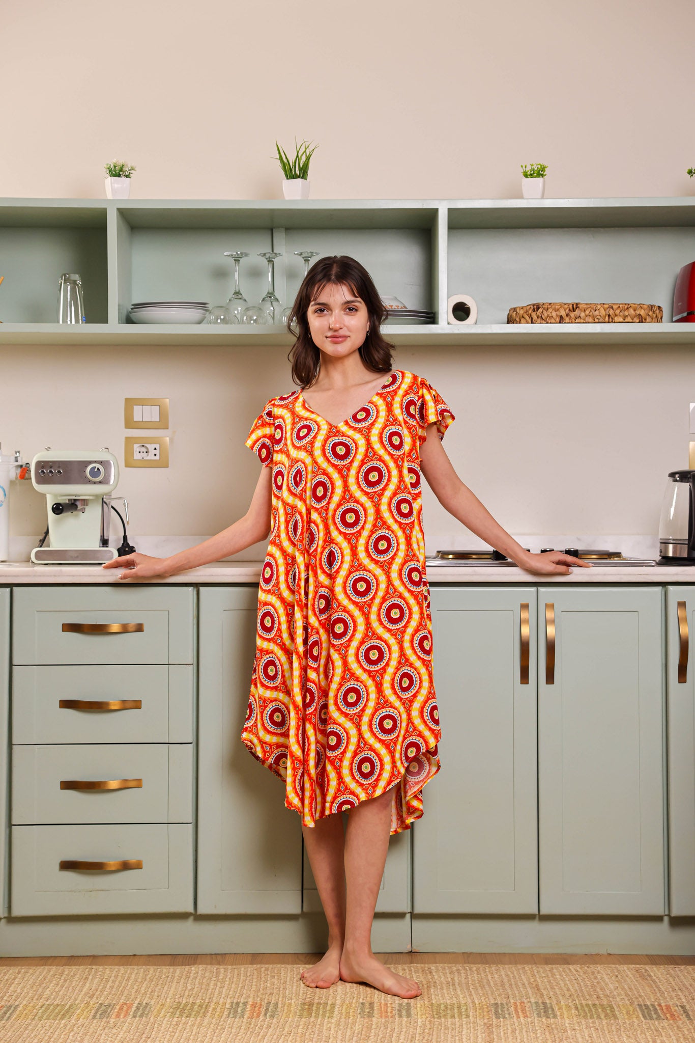 قميص فسكوز قصير جابونيز 166