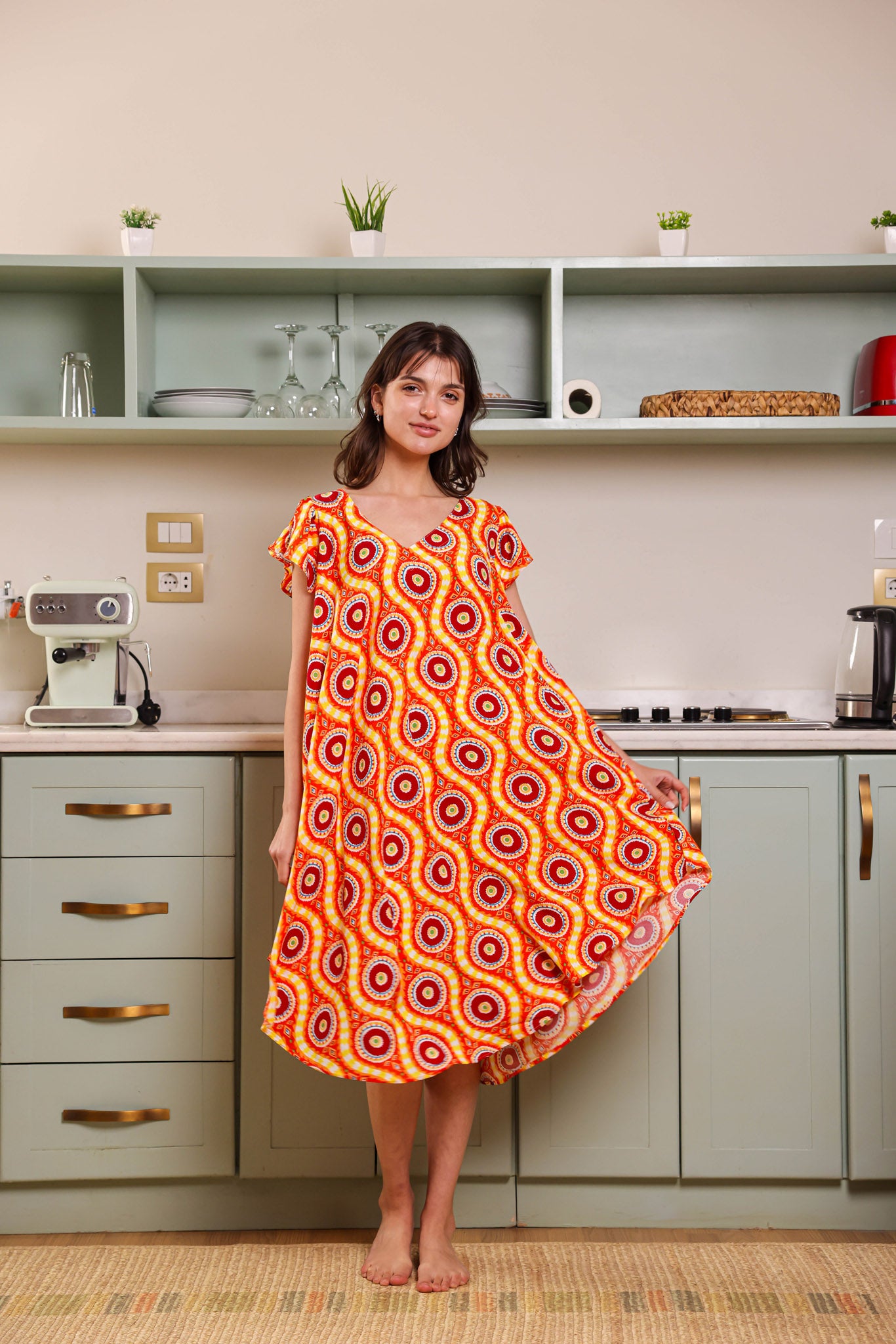 قميص فسكوز قصير جابونيز 166