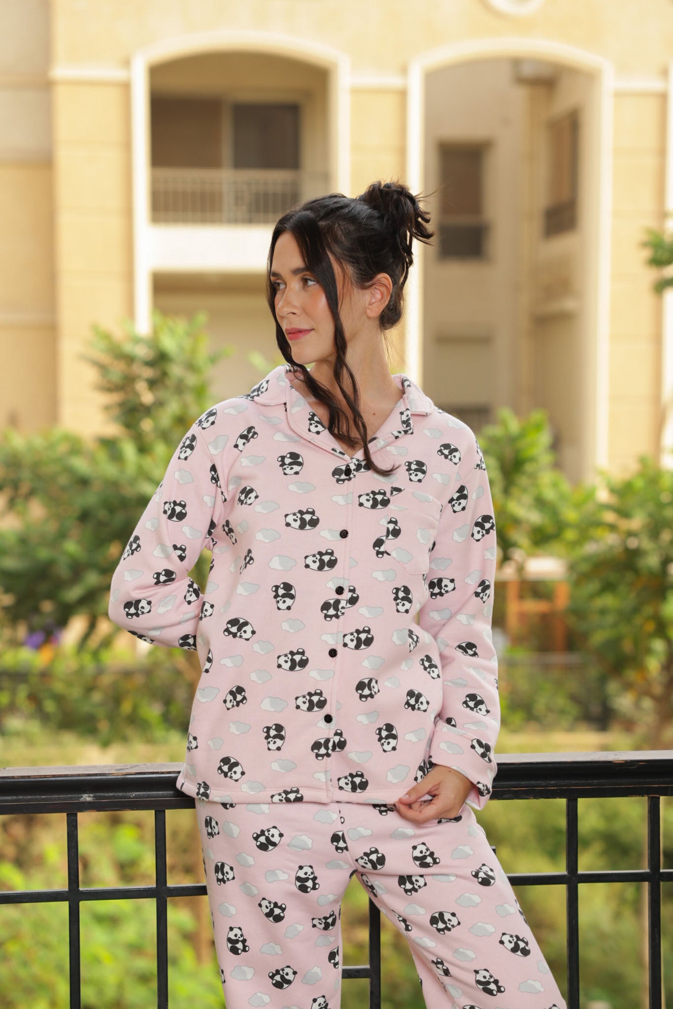 بيجاما ميلتون كلاسيك بزراير