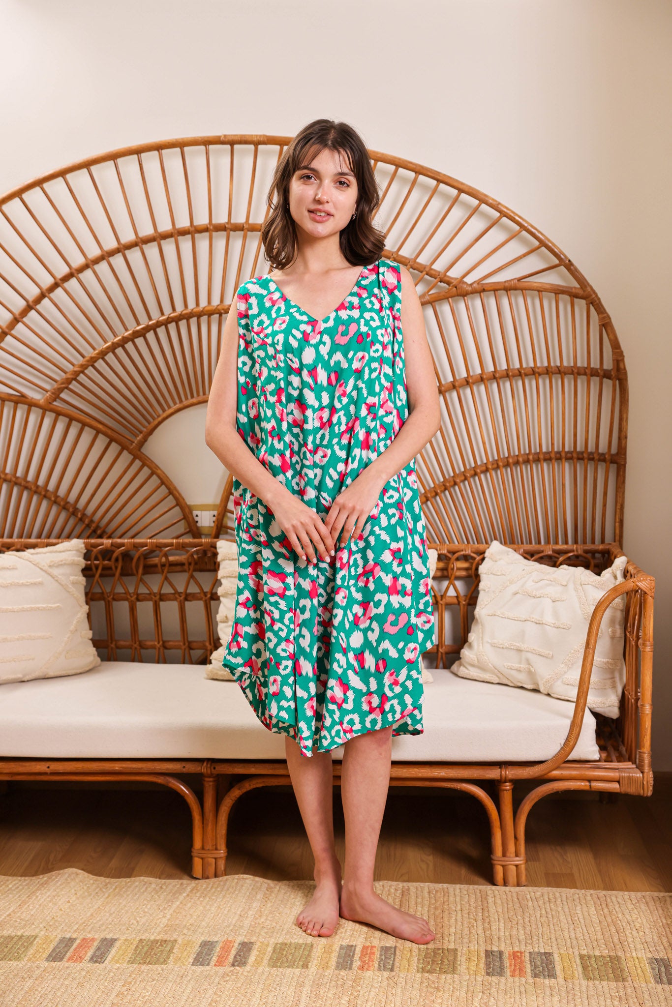 قميص فسكوز قصير كت 162