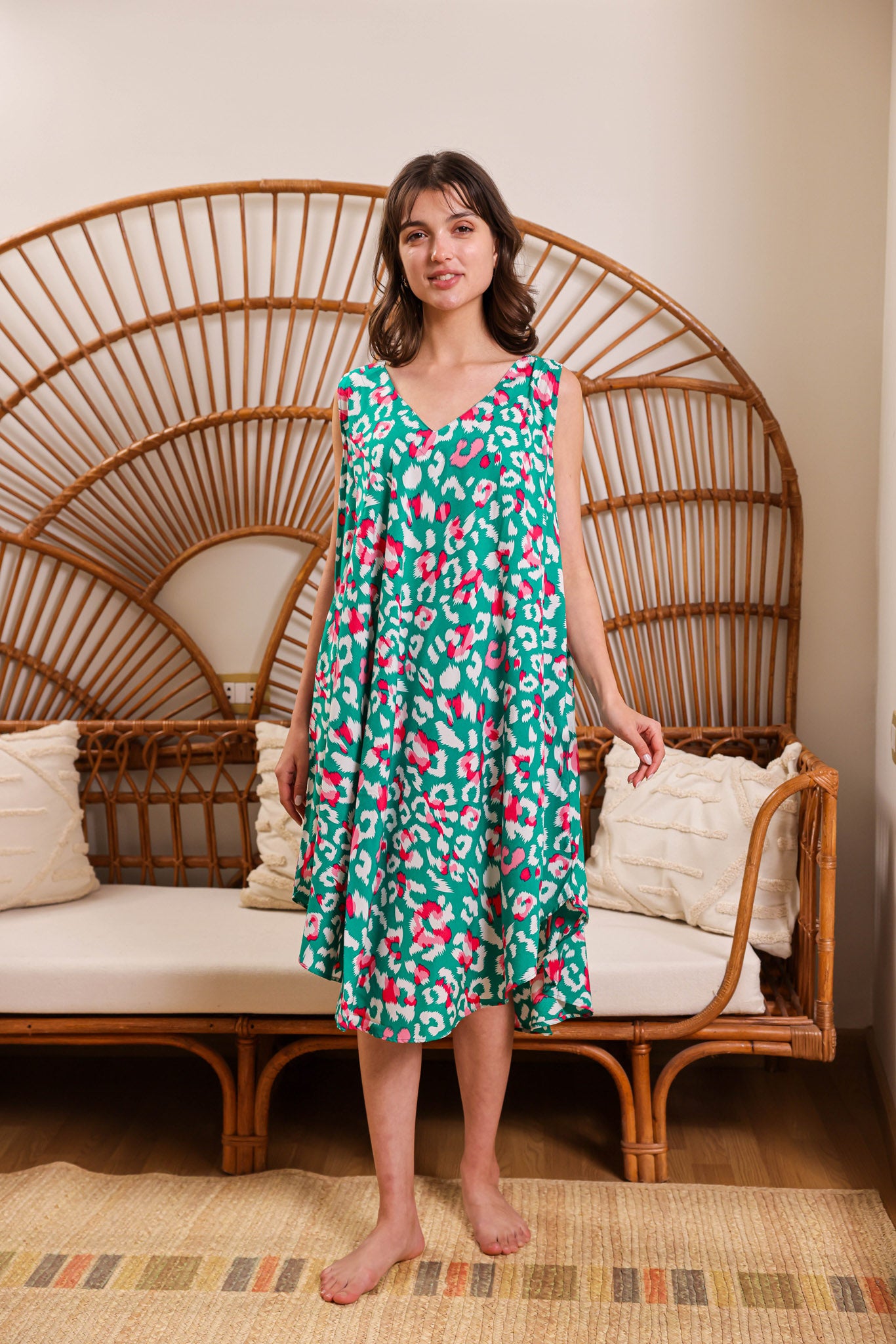 قميص فسكوز قصير كت 162