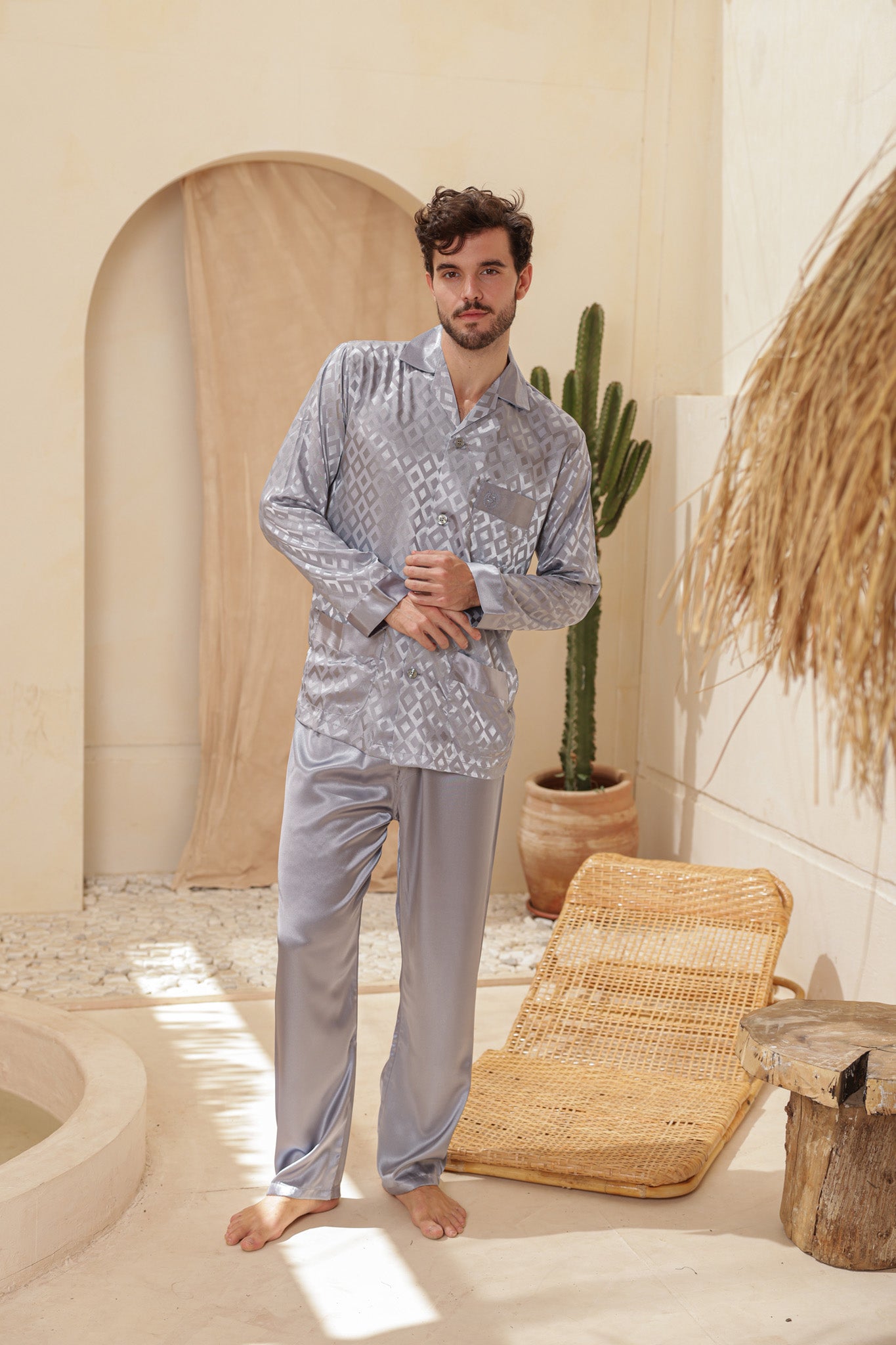 بيجاما ستان جاكار ساده