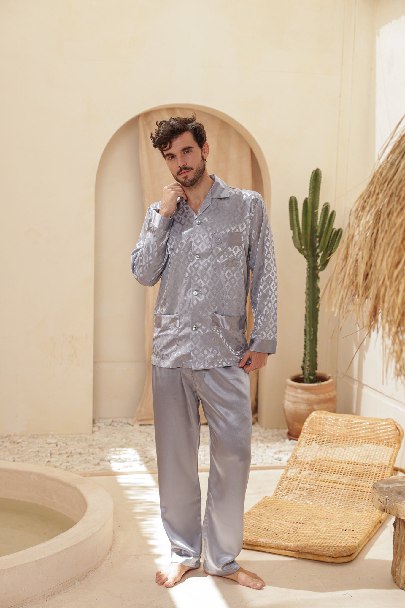 بيجاما ستان جاكار ساده