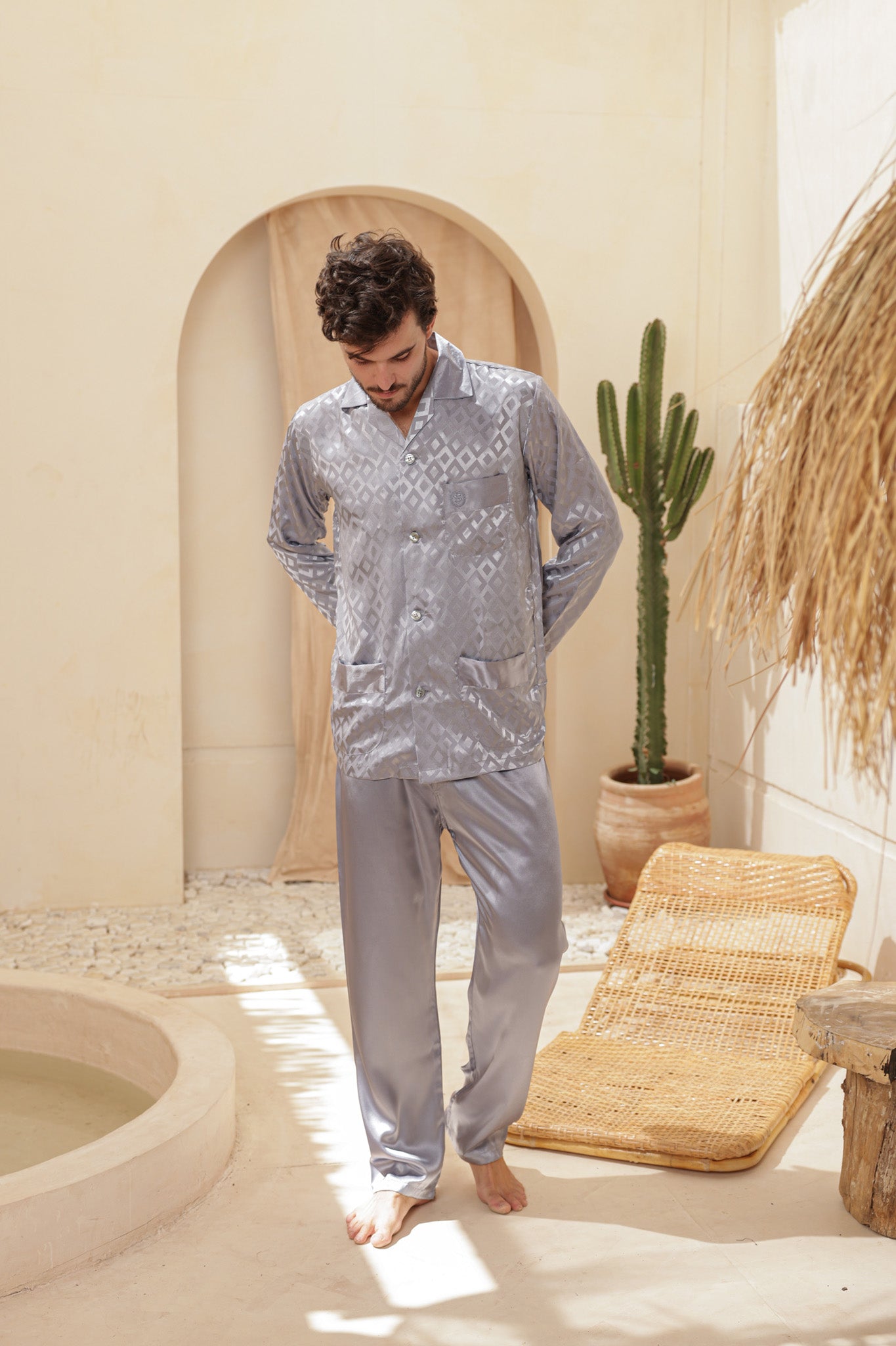 بيجاما ستان جاكار ساده