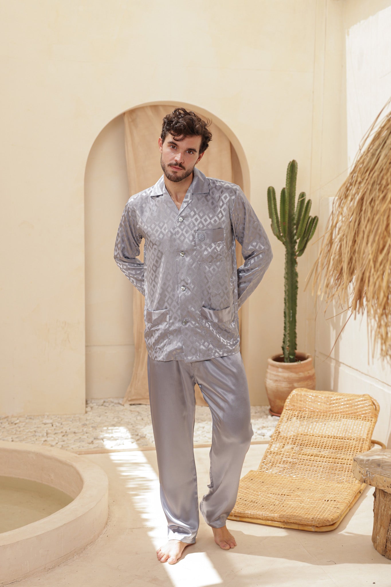 بيجاما ستان جاكار ساده