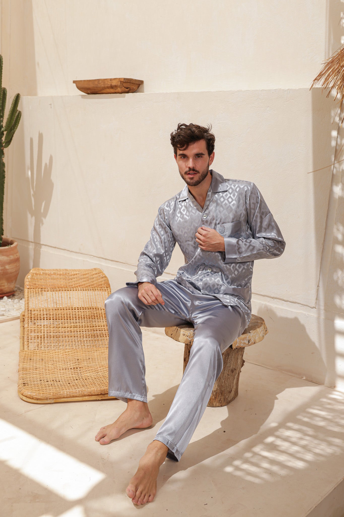 بيجاما ستان جاكار ساده