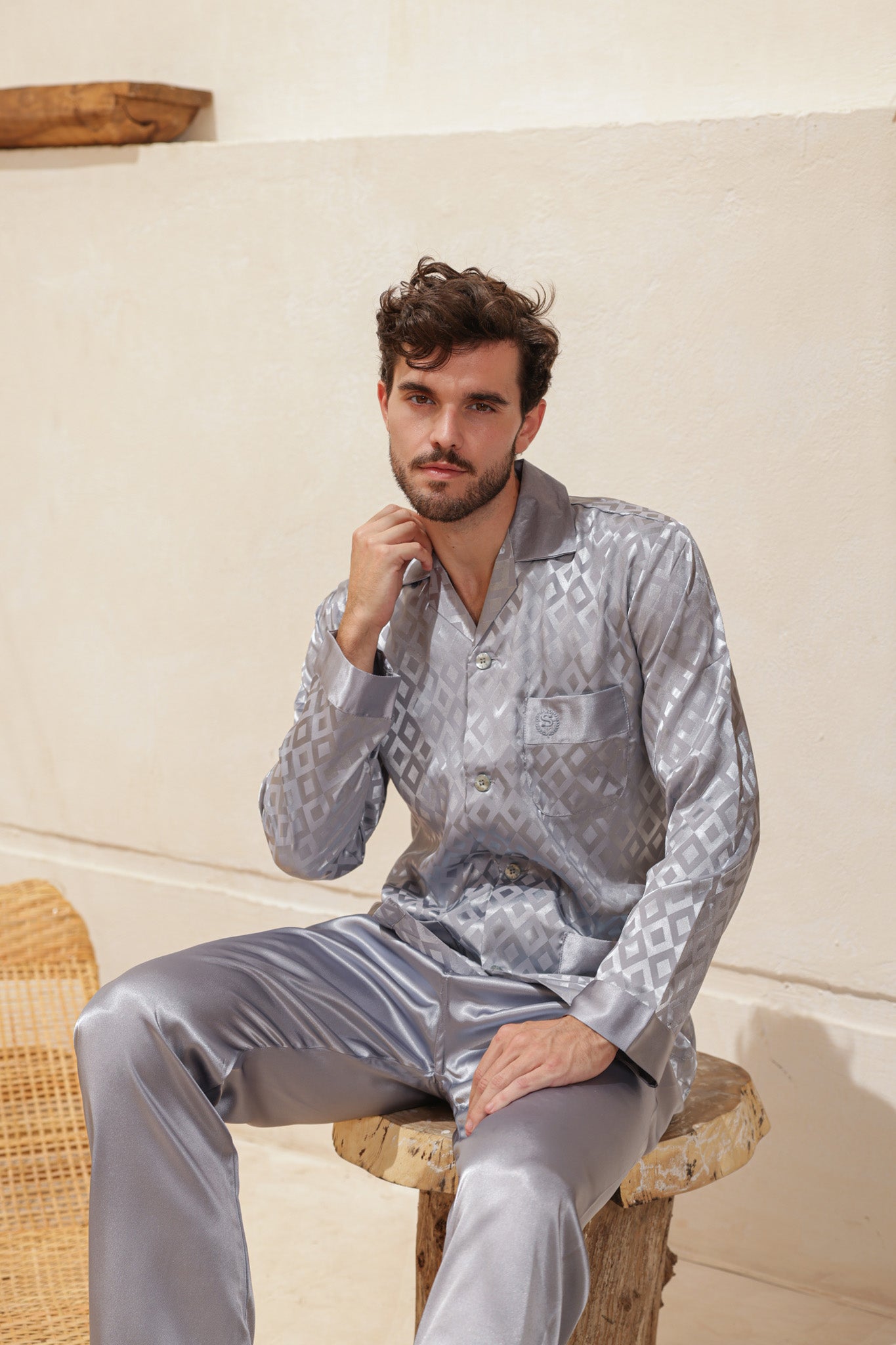 بيجاما ستان جاكار ساده