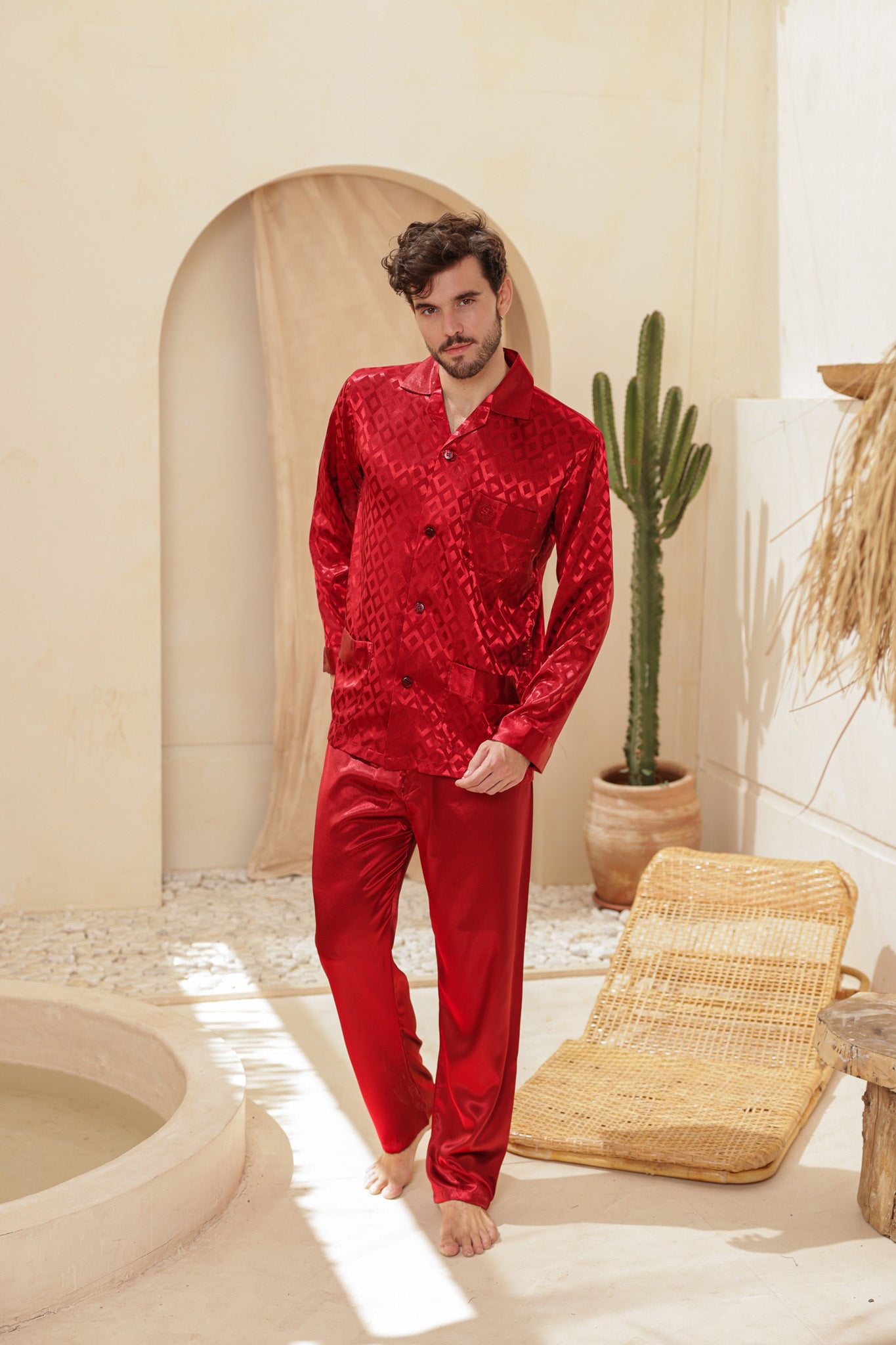 بيجاما ستان جاكار ساده