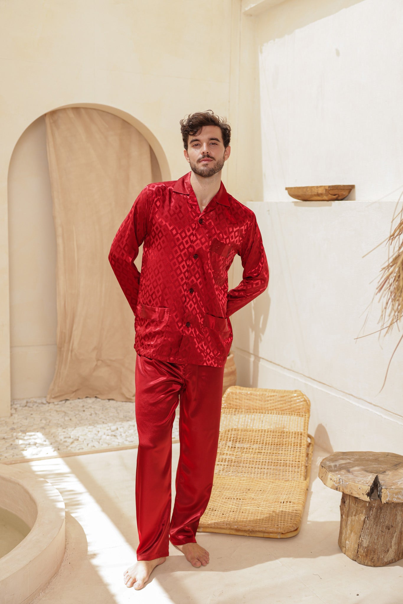 بيجاما ستان جاكار ساده