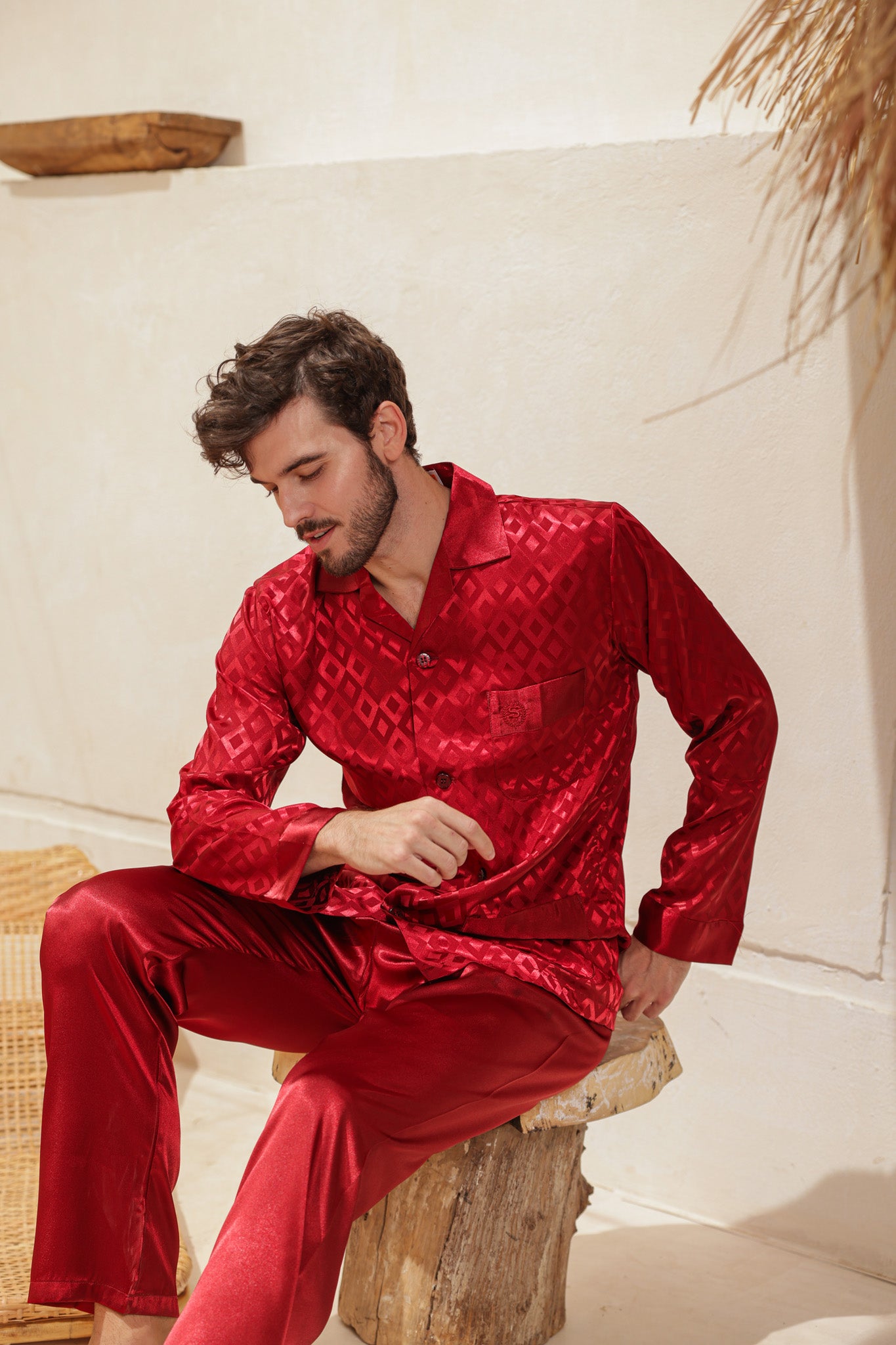 بيجاما ستان جاكار ساده