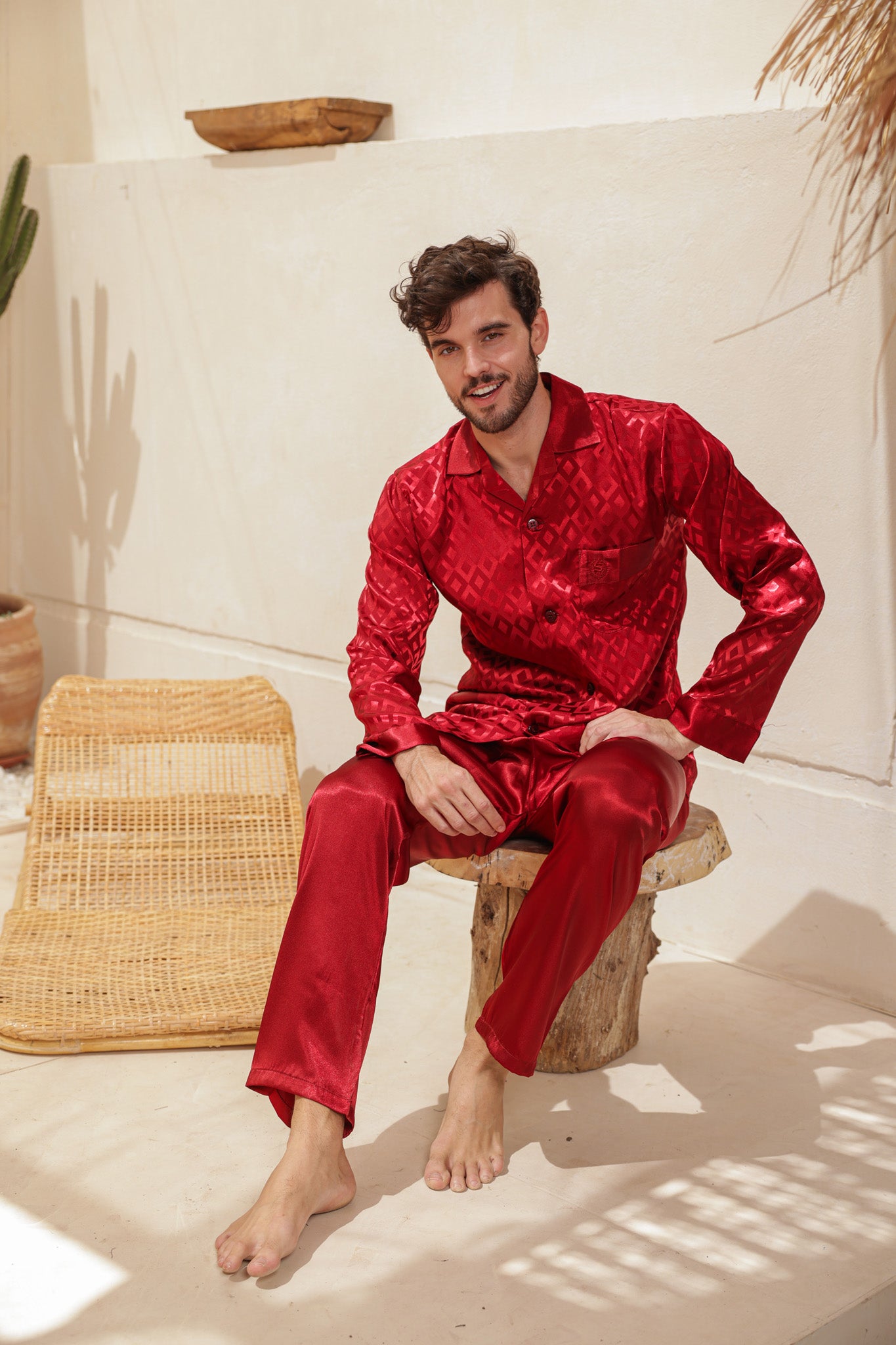 بيجاما ستان جاكار ساده