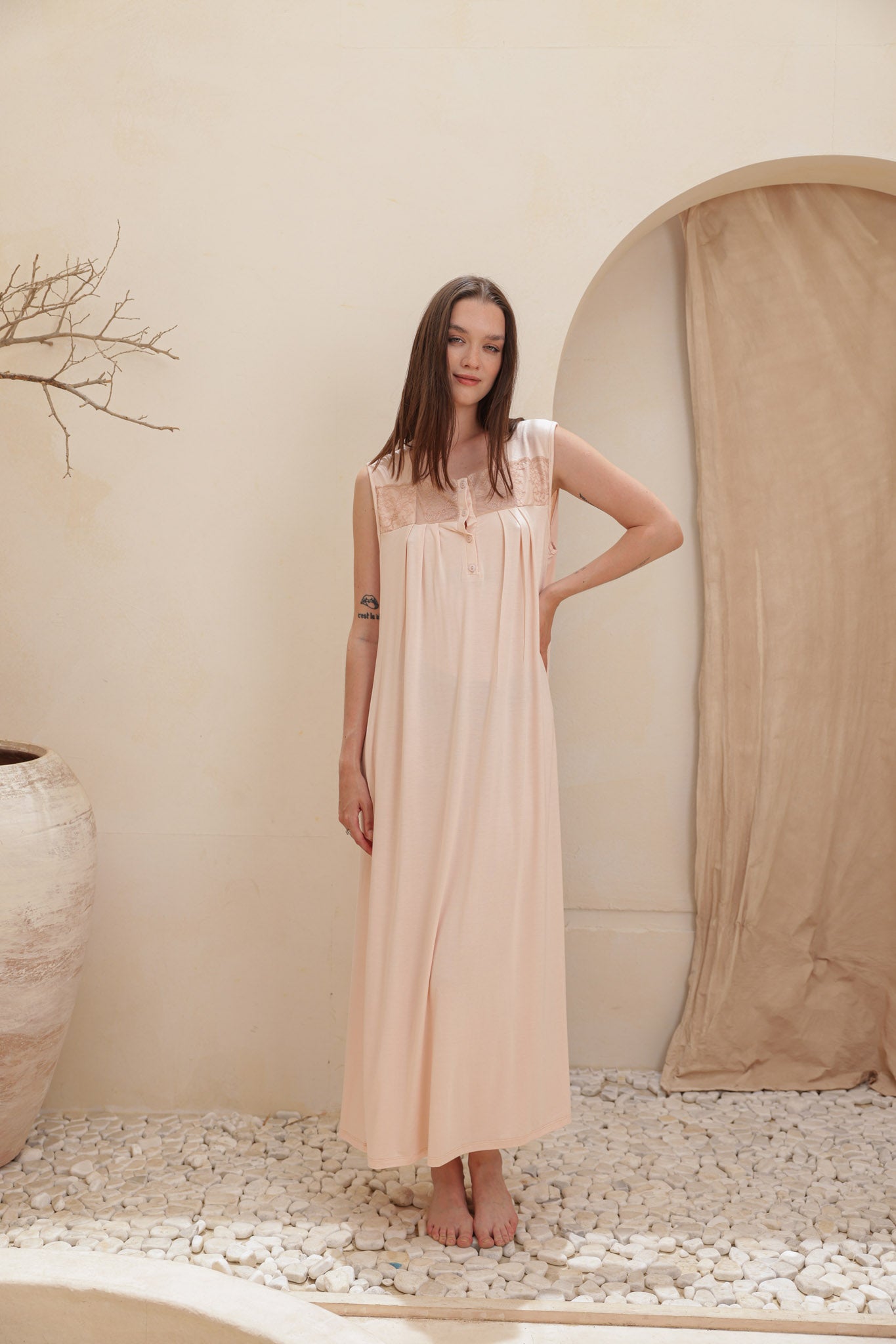 قميص بيت كت طويل ساده